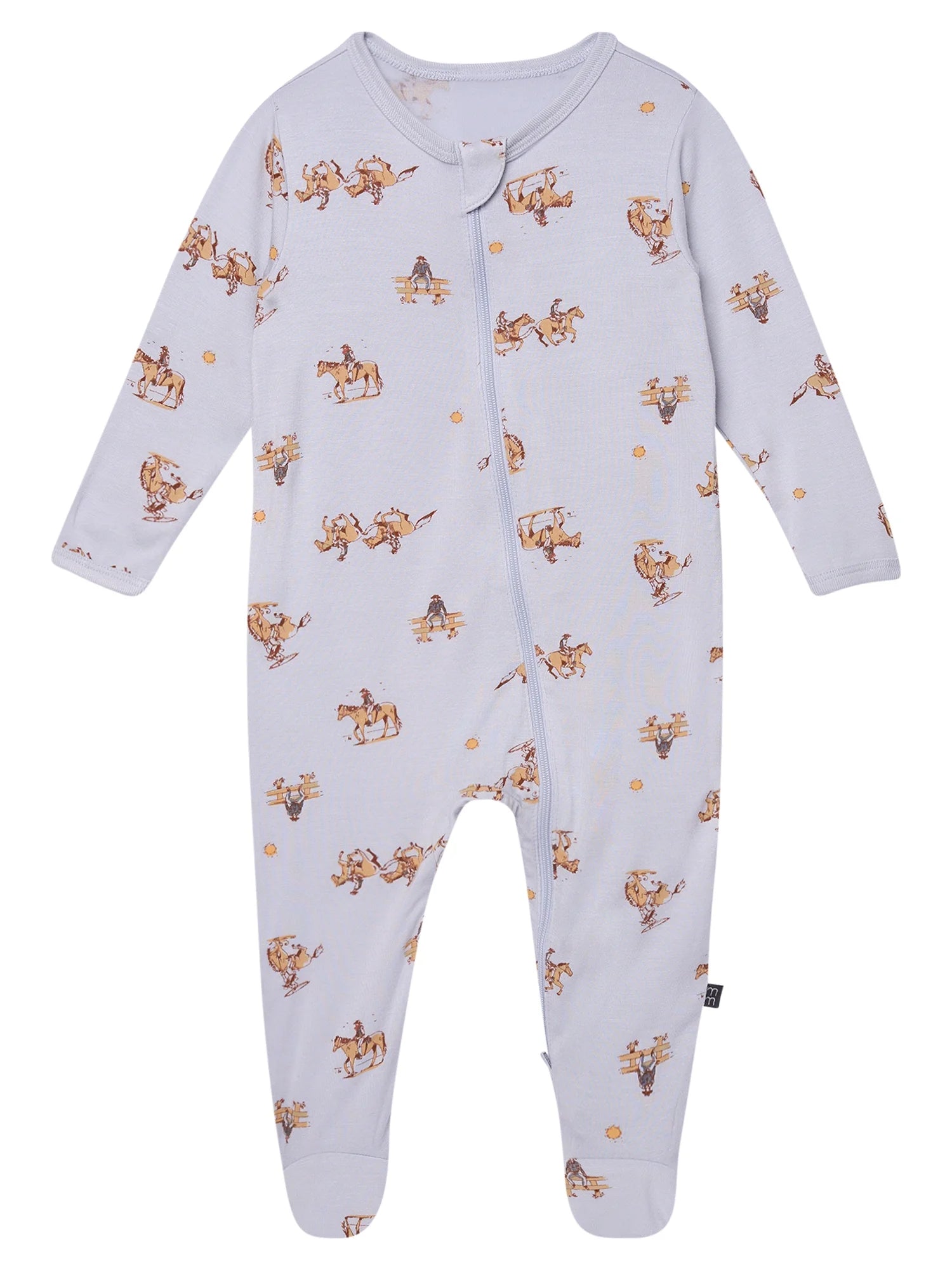 by Gerber Baby Neutral Super Soft Viscose Two-Way Zip Sleep 'N Play Footed Pajamas, Sizes Newborn - 6/9 Months