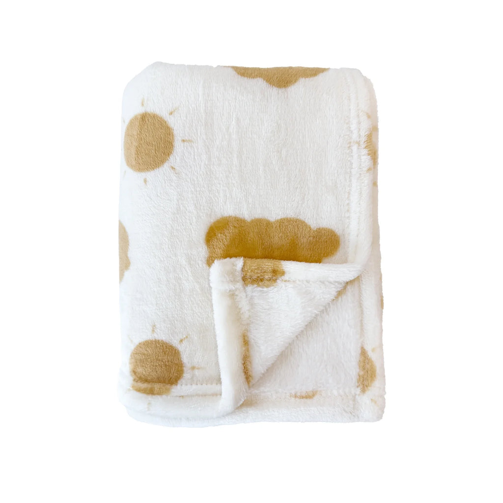 2-Piece Polyester Baby Blanket & Lion Plush Toy Set, Yellow, 30 in X 40 In
