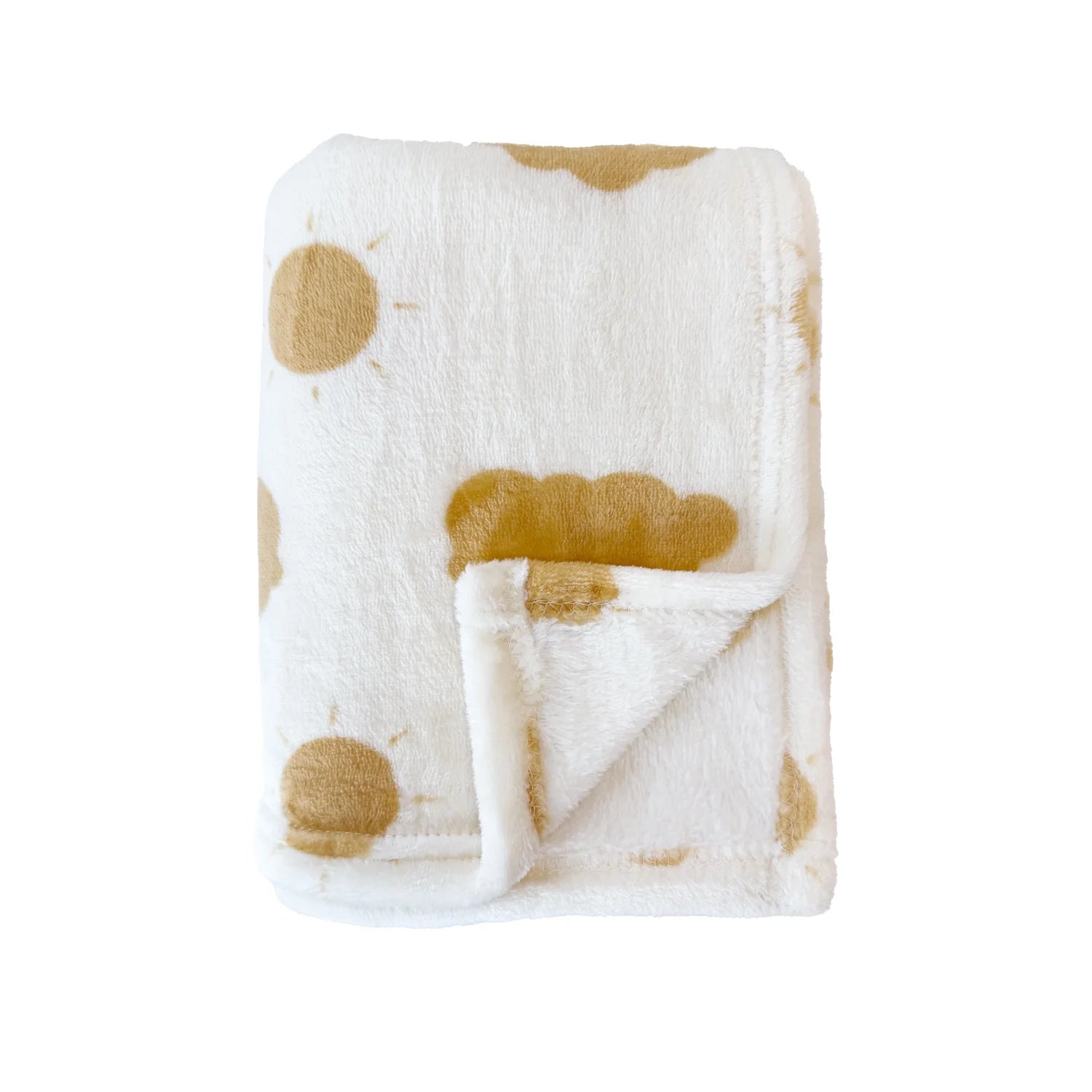 2-Piece Polyester Baby Blanket & Lion Plush Toy Set, Yellow, 30 in X 40 In