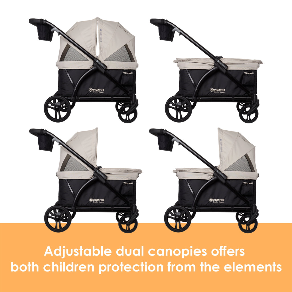 Baby Trend Navigator 2-In-1 Stroller Wagon - Desert Tan
