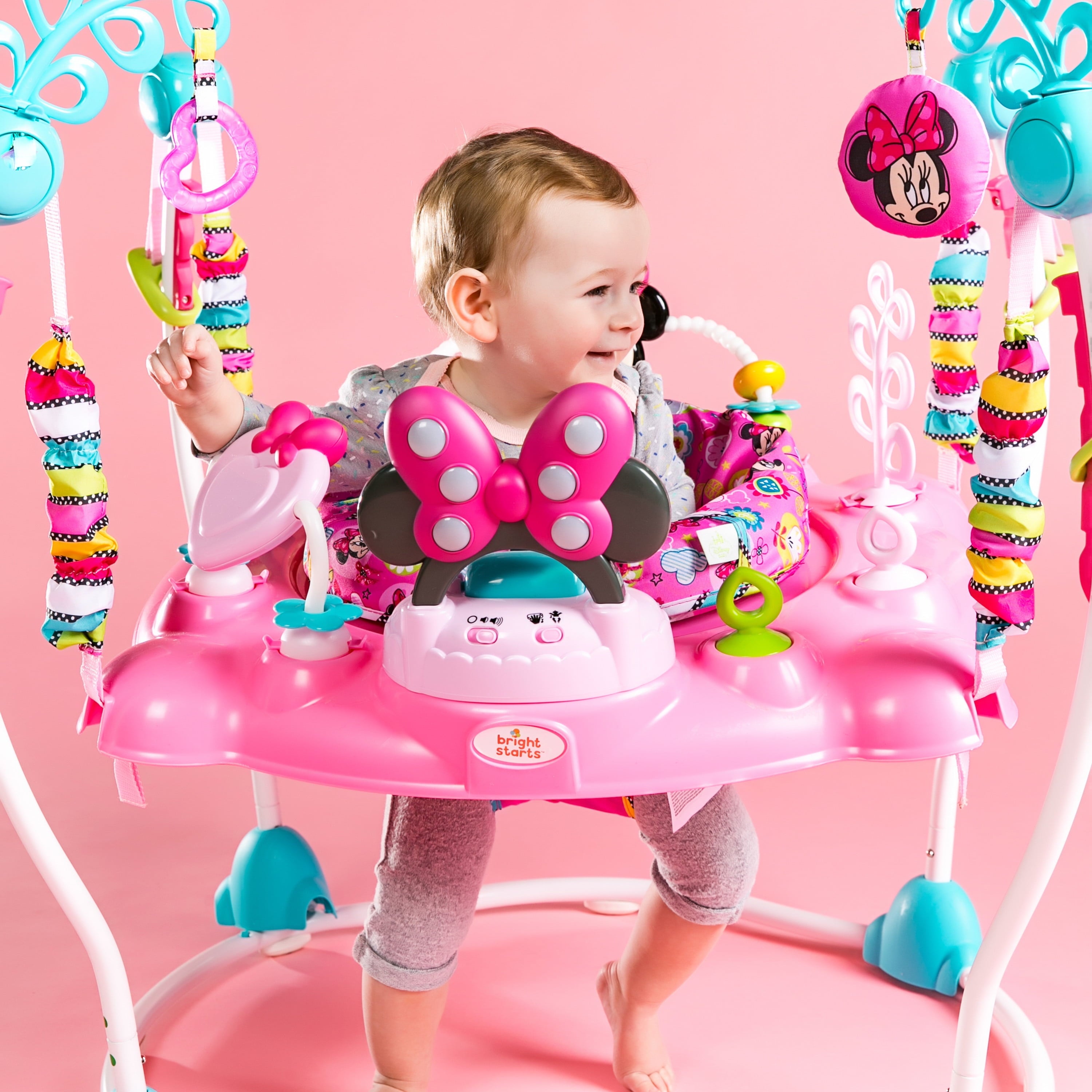 Disney Baby Minnie Mouse Peekaboo Activity Jumper, 6-12 Months