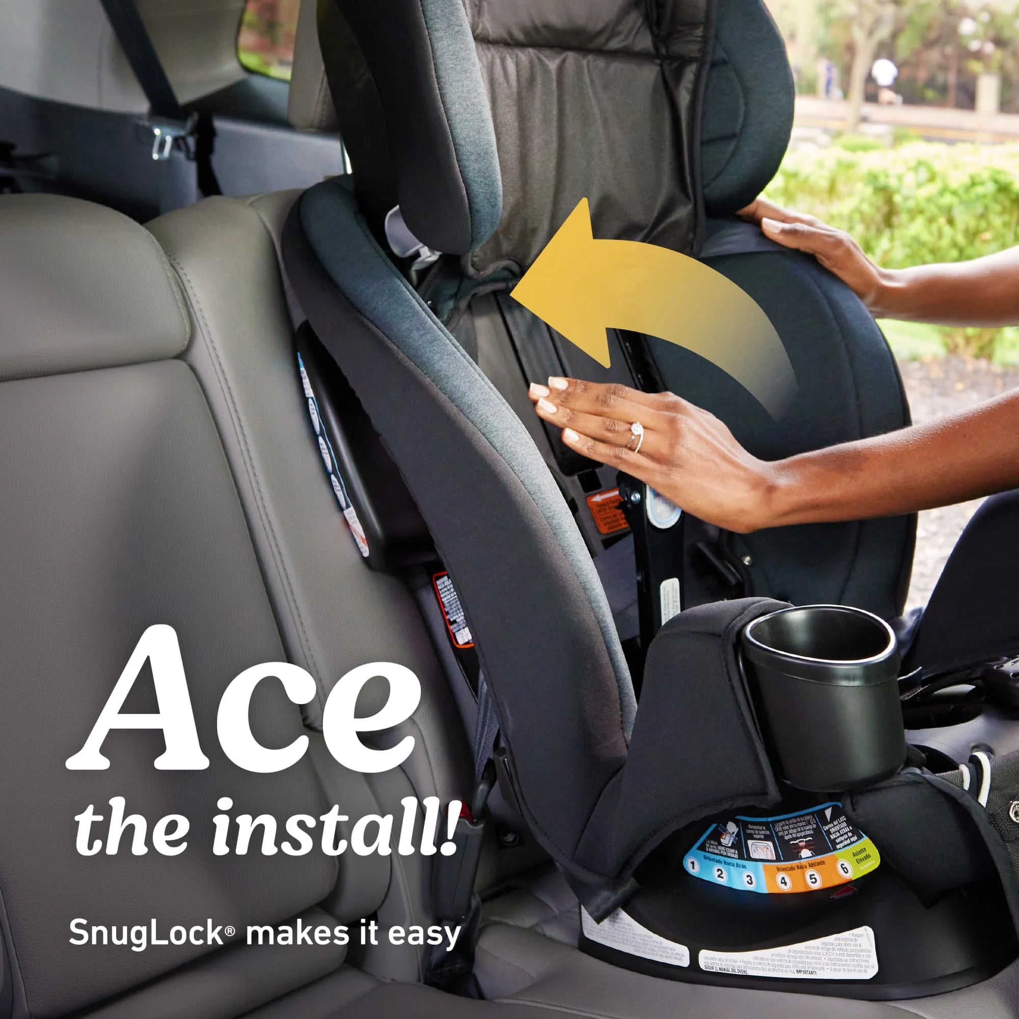 Triogrow Snuglock 3-In-1 Car Seat, Aria, Maroon