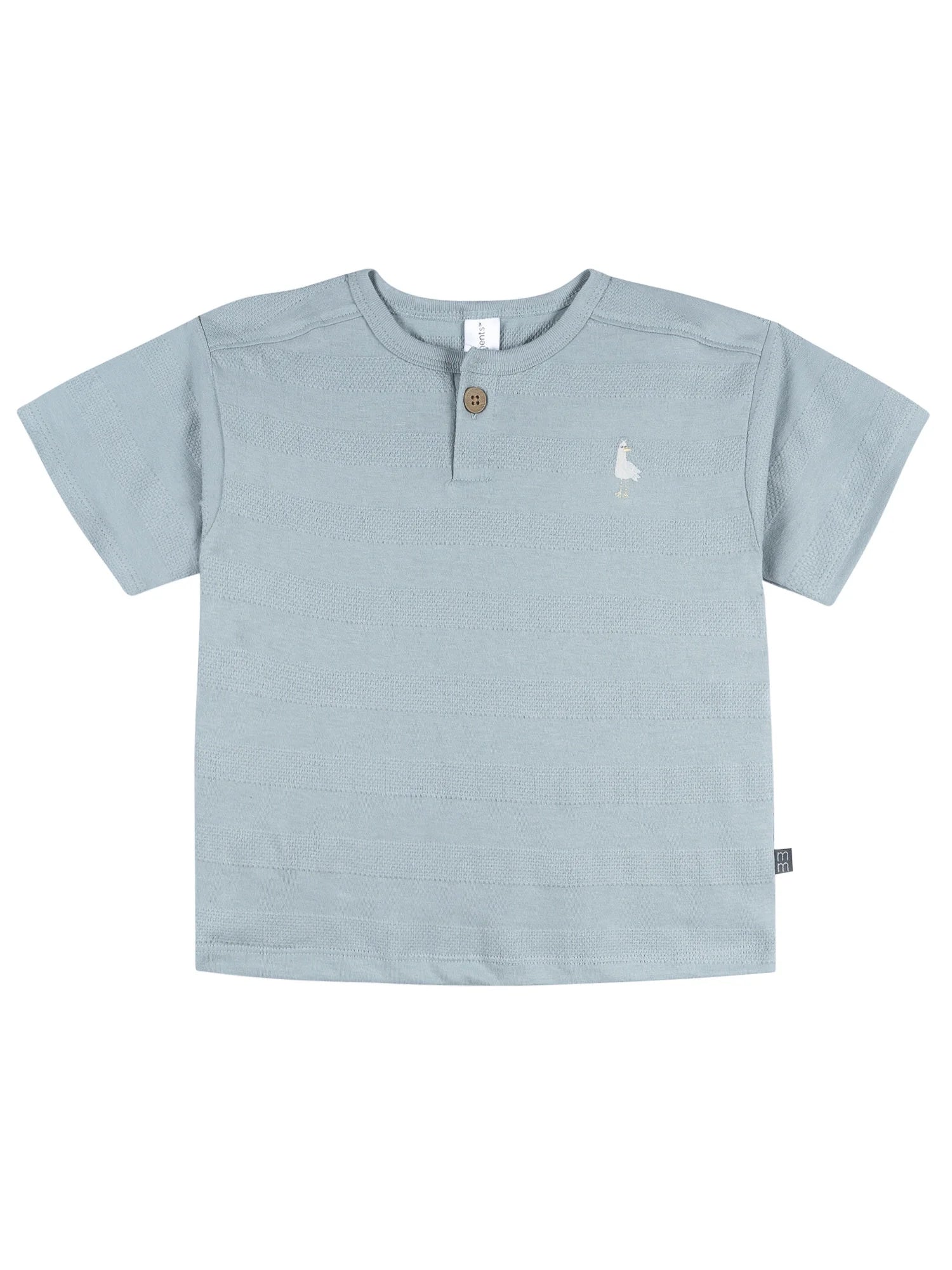 by Gerber Baby and Toddler Boy Textured Shirt and Cargo Short Set, 2-Piece, Sizes 0/3 Months - 5T