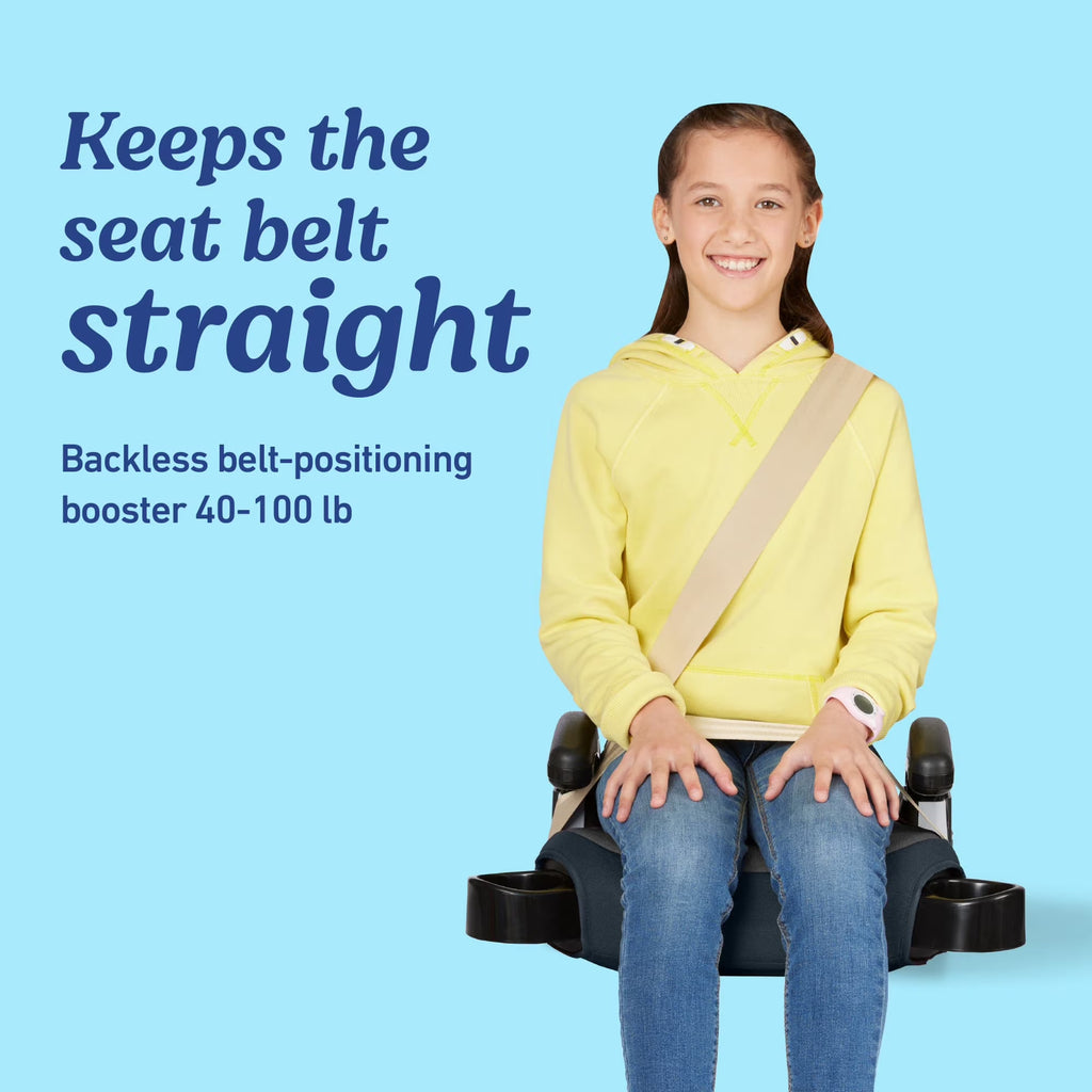 Turbobooster 2.0 Backless Booster Seat, Kent, Grey