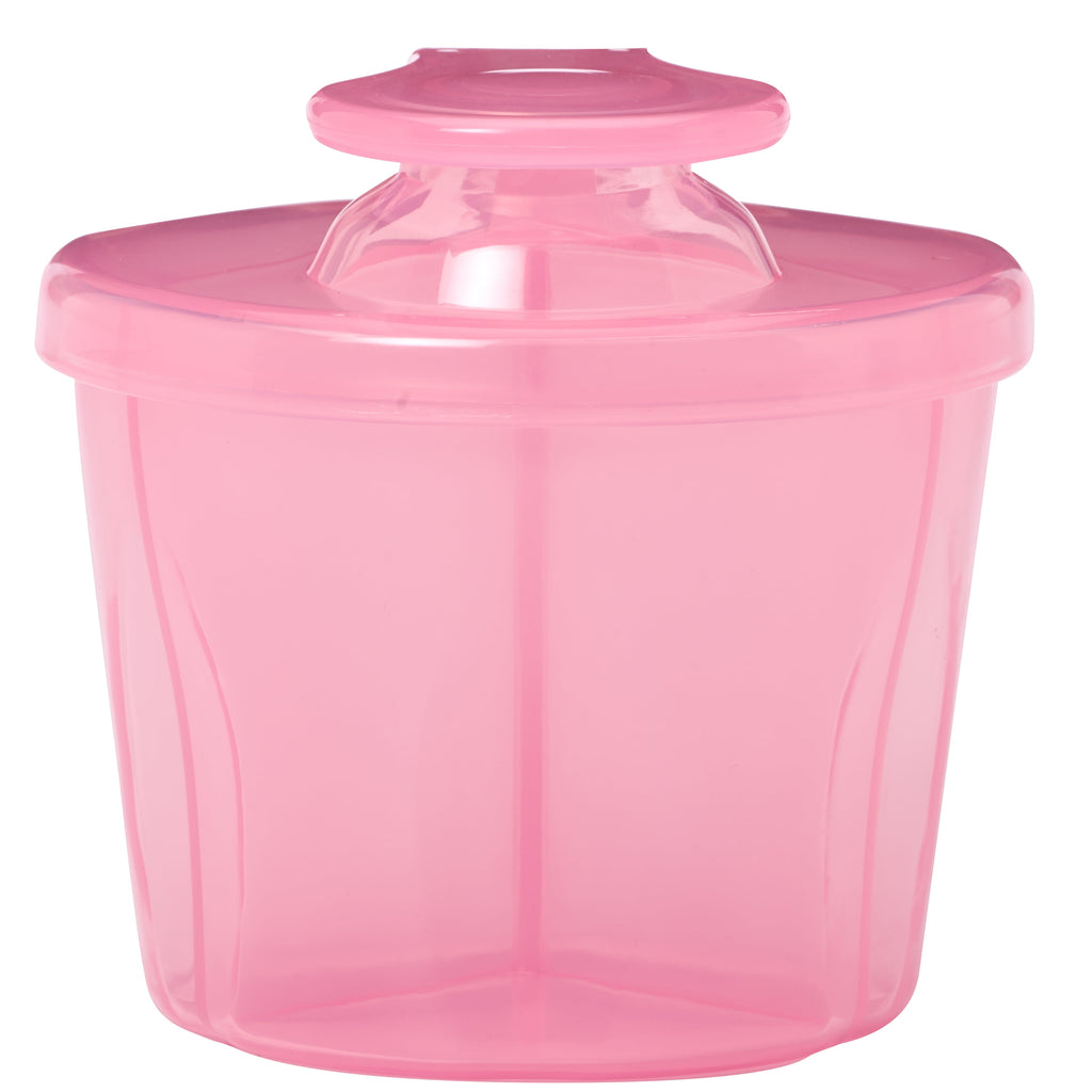 Baby Formula Dispenser with Snap-On Lid Travel Lid, Pink, 27 Oz, 1 Pack