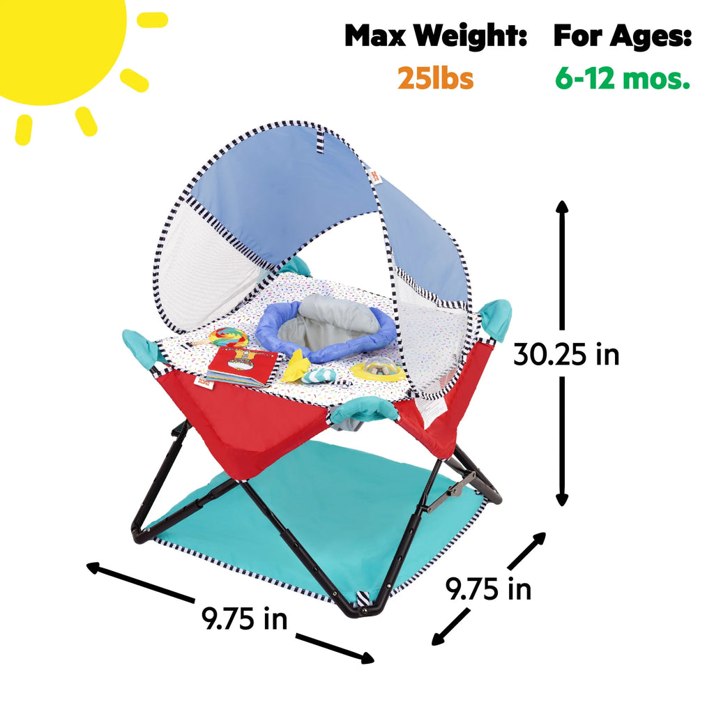 Pop 'N Jump Portable Activity Jumper, Sweet Treats, Infant