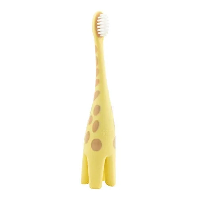 Infant-To-Toddler Training Toothbrush and Toothpaste, Giraffe/Strawberry, 0-3 Years, Set