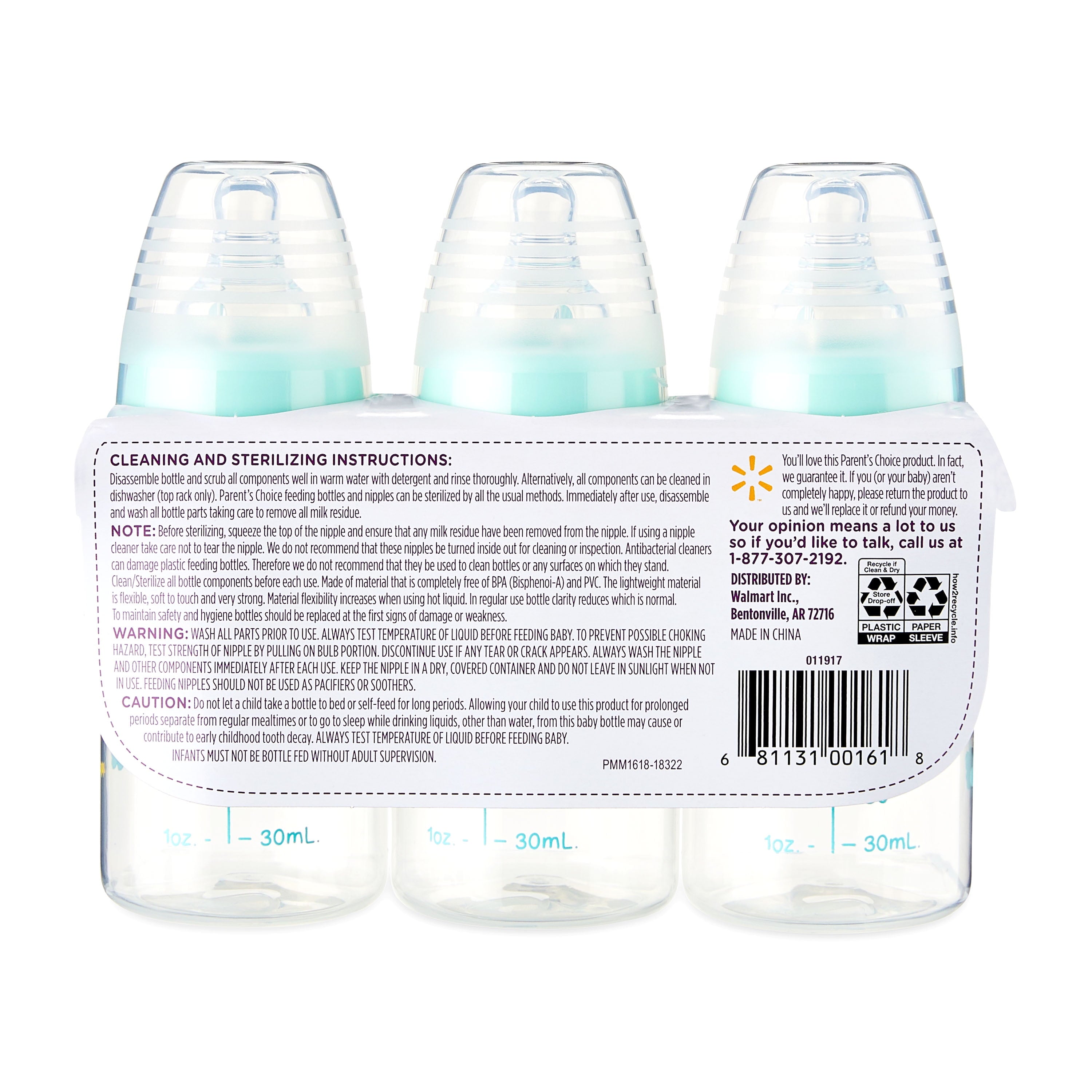 Bottles 5 Oz, 3 Pack