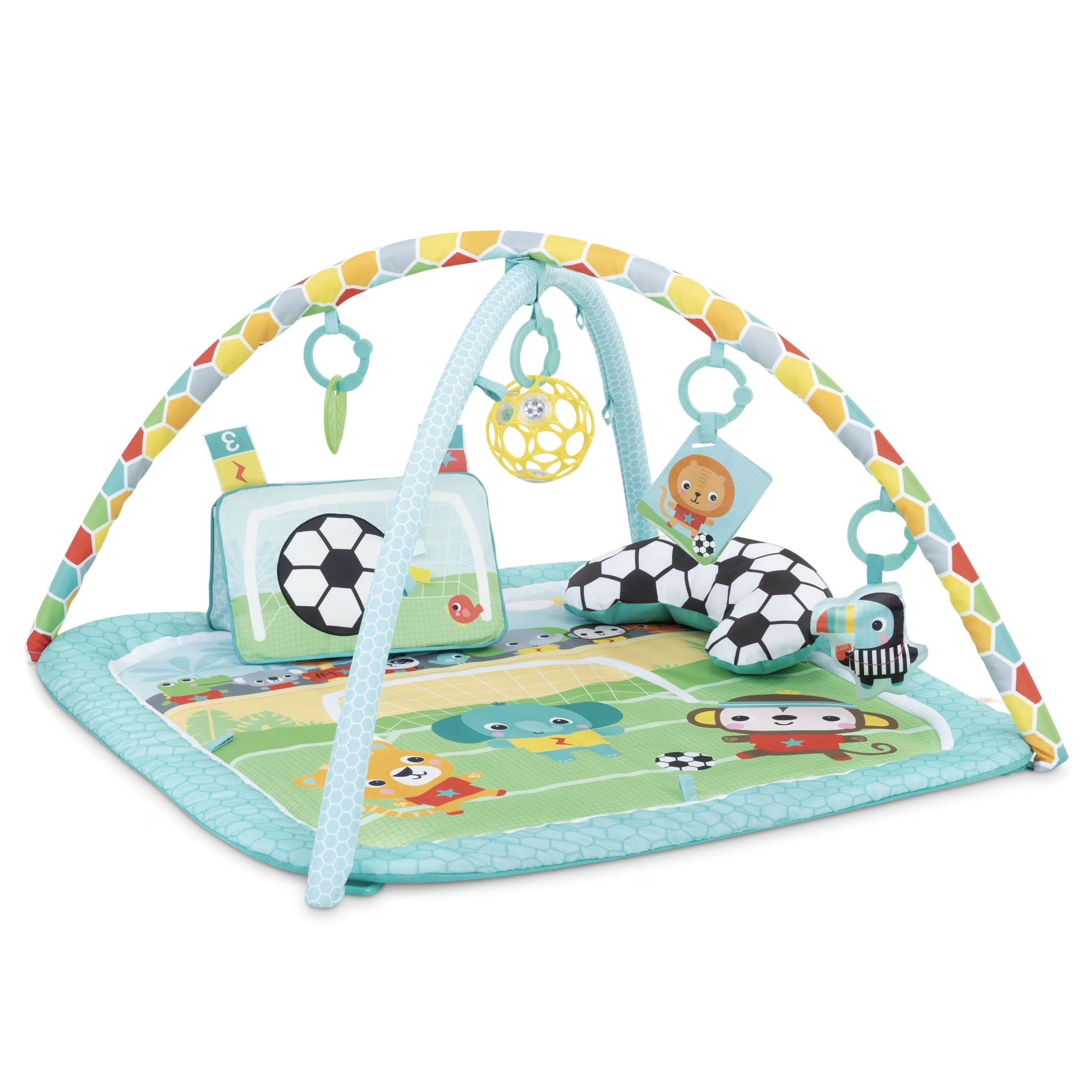 Grip & Kick Oball Activity Gym, Soccer, Unisex, Newborn