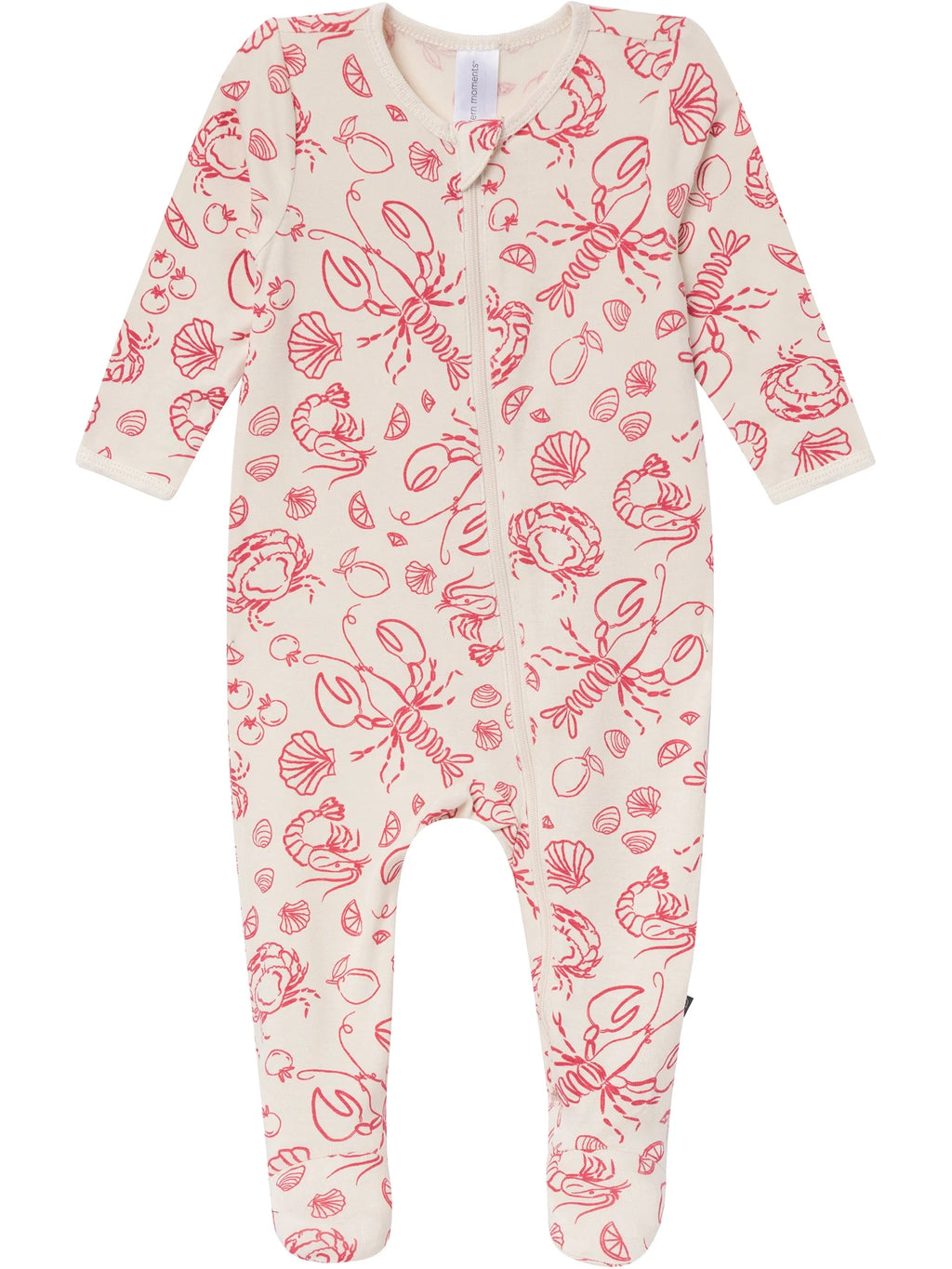 by Gerber Baby Neutral Viscose Patriotic Americana Sleep ´N Play Footed Pajamas, Sizes Newborn - 6/9 Months