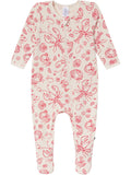 by Gerber Baby Neutral Viscose Patriotic Americana Sleep ´N Play Footed Pajamas, Sizes Newborn - 6/9 Months