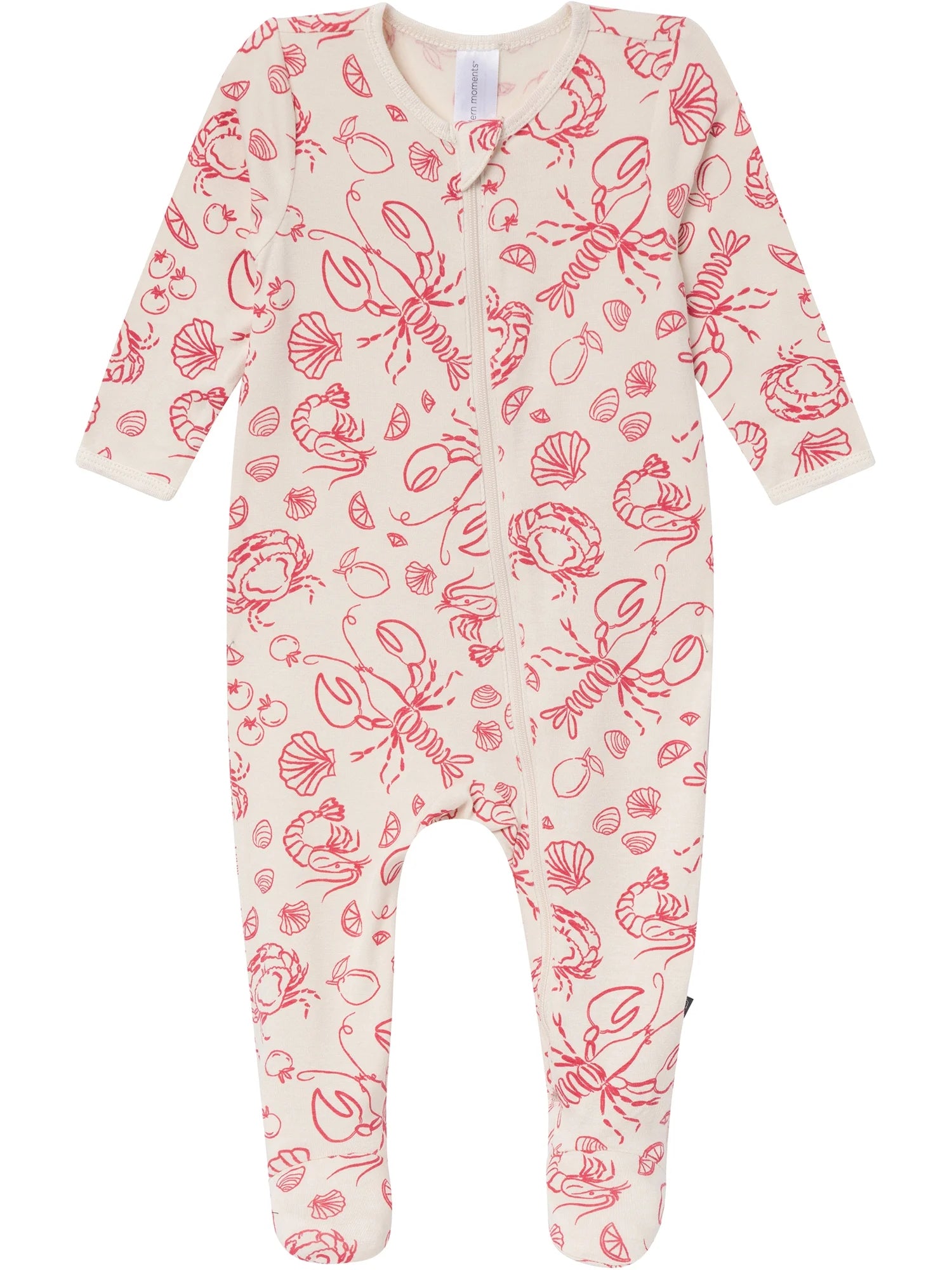 by Gerber Baby Neutral Viscose Patriotic Americana Sleep ´N Play Footed Pajamas, Sizes Newborn - 6/9 Months