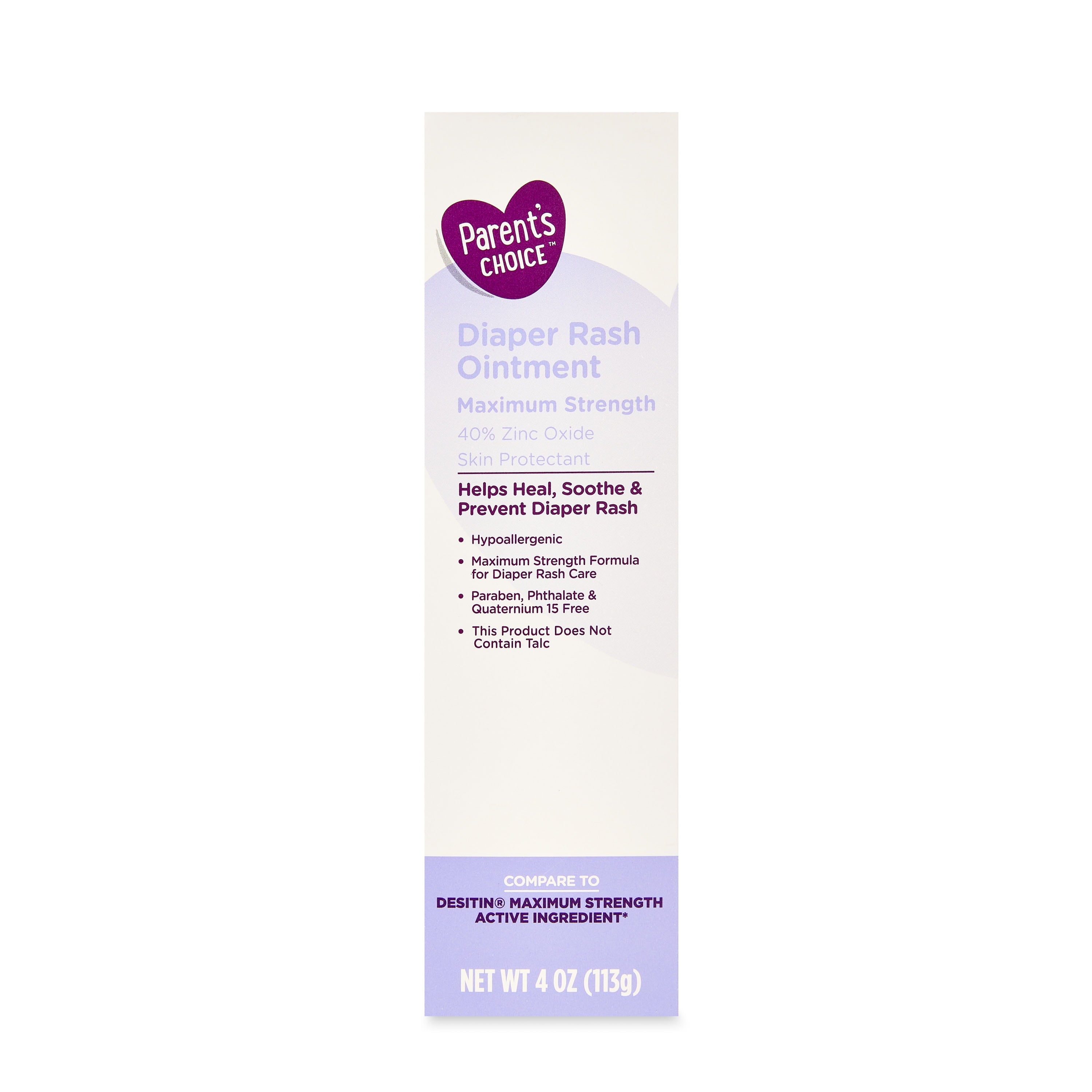 Maximum Strength Diaper Rash Ointment with Zinc Oxide, 4 Oz