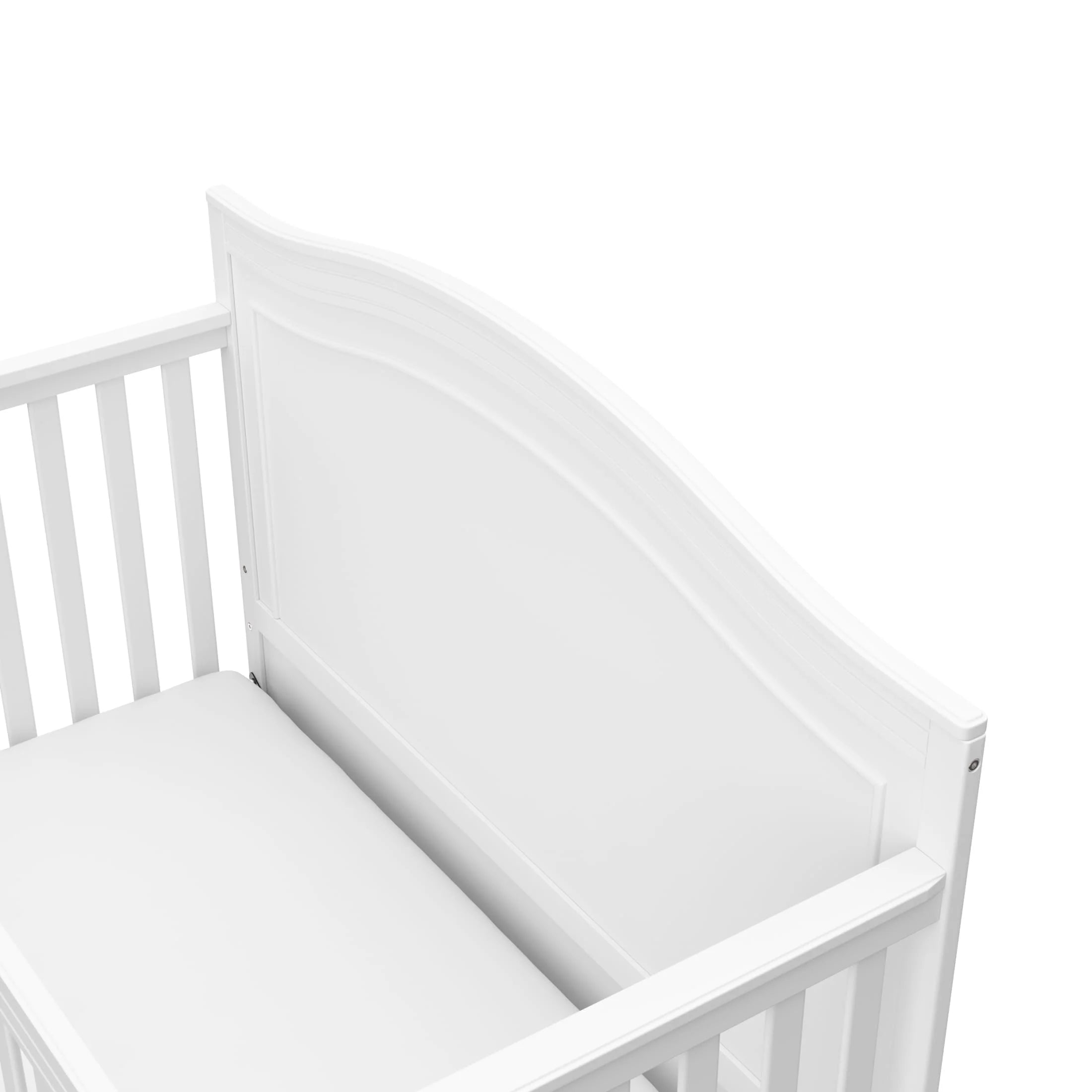 Paris 4-In-1 Convertible Baby Crib, White