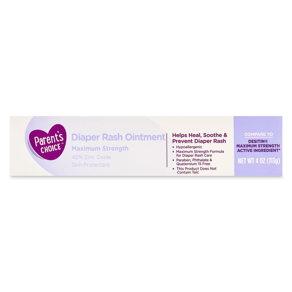 Maximum Strength Diaper Rash Ointment with Zinc Oxide, 4 Oz