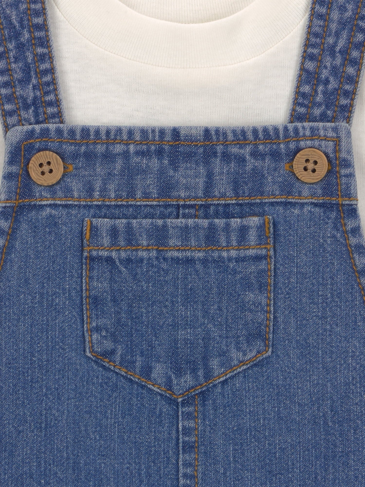 Baby Boy Overalls Set, 2-Piece, Sizes 0/3-24 Months