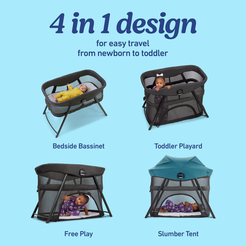 Litetraveler 4-In-1 Infant Toddler Playard, Sona, 1 Count