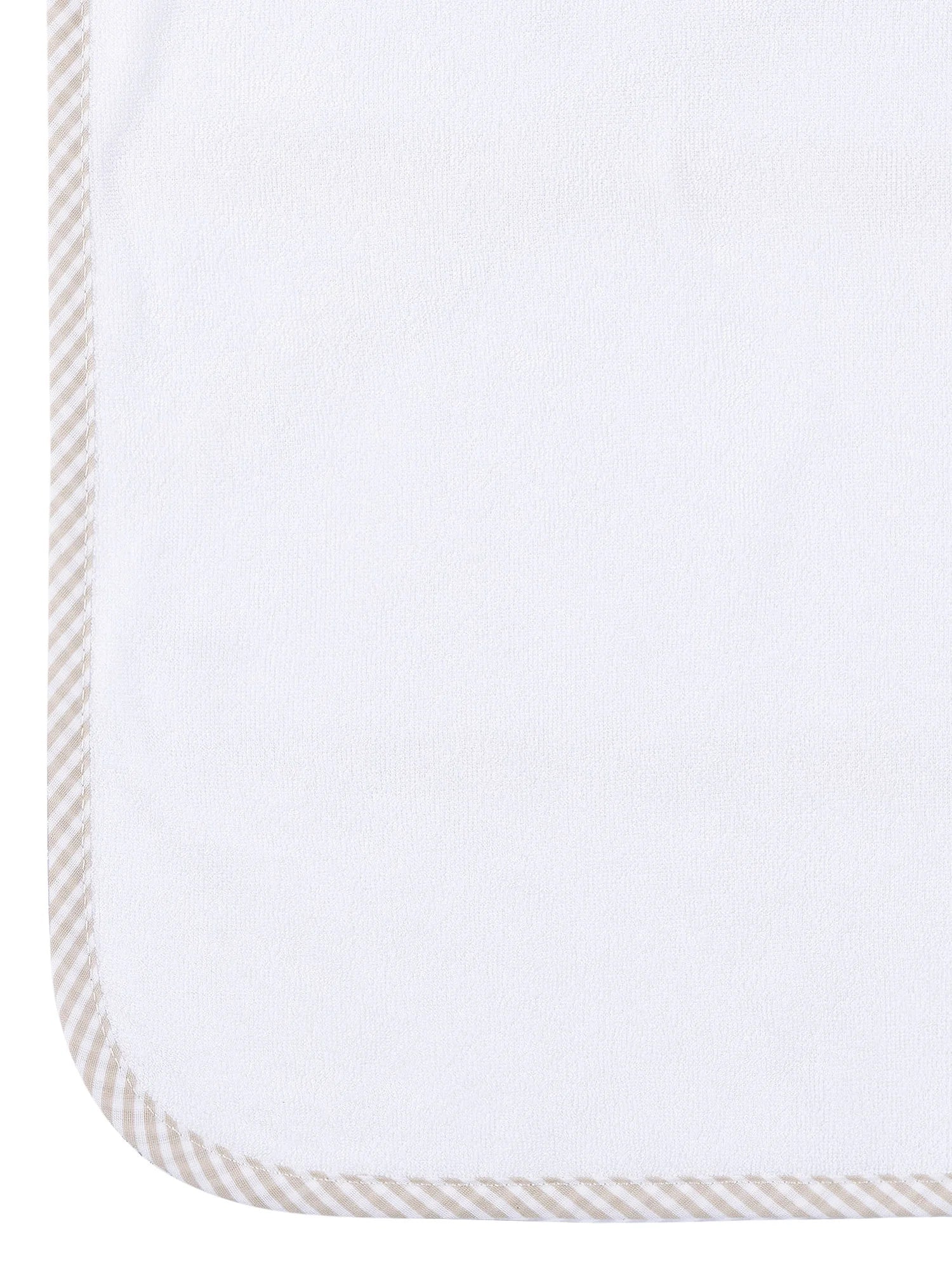 Baby Neutral White Absorbent Hooded Towel, One Size