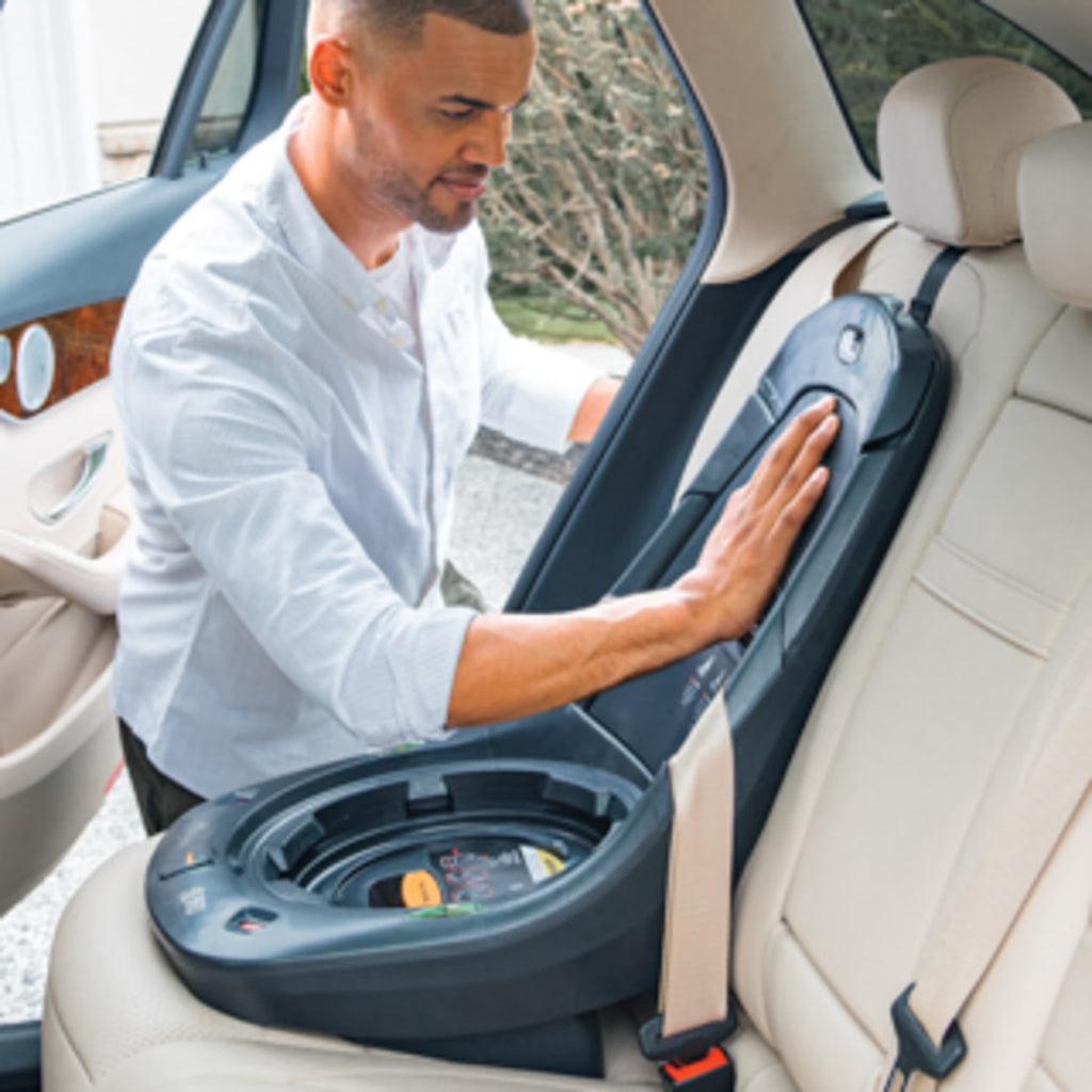 Fit360 Rotating Convertible Car Seat Base (Grey), New