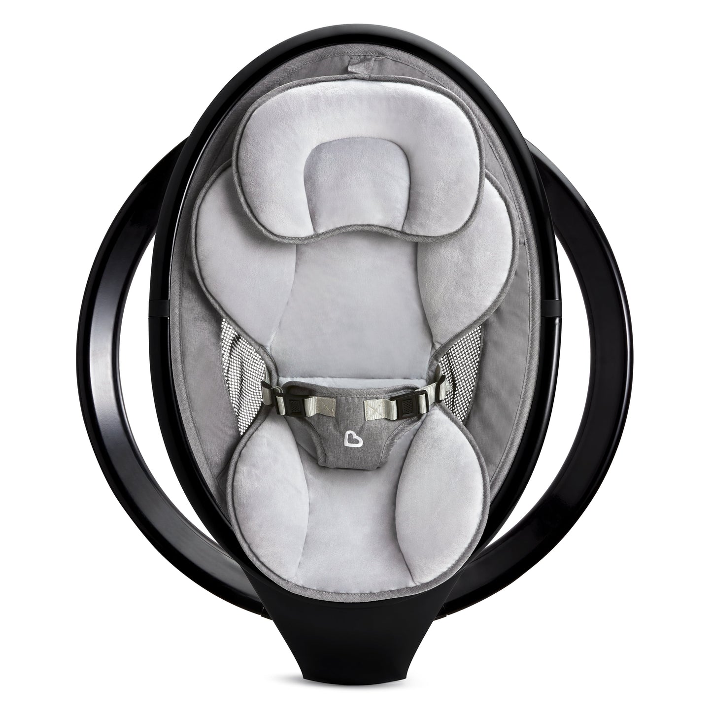 Munchkin® Bluetooth Enabled Infant Baby Swing, 5 Ranges of Motion, Black, Unisex