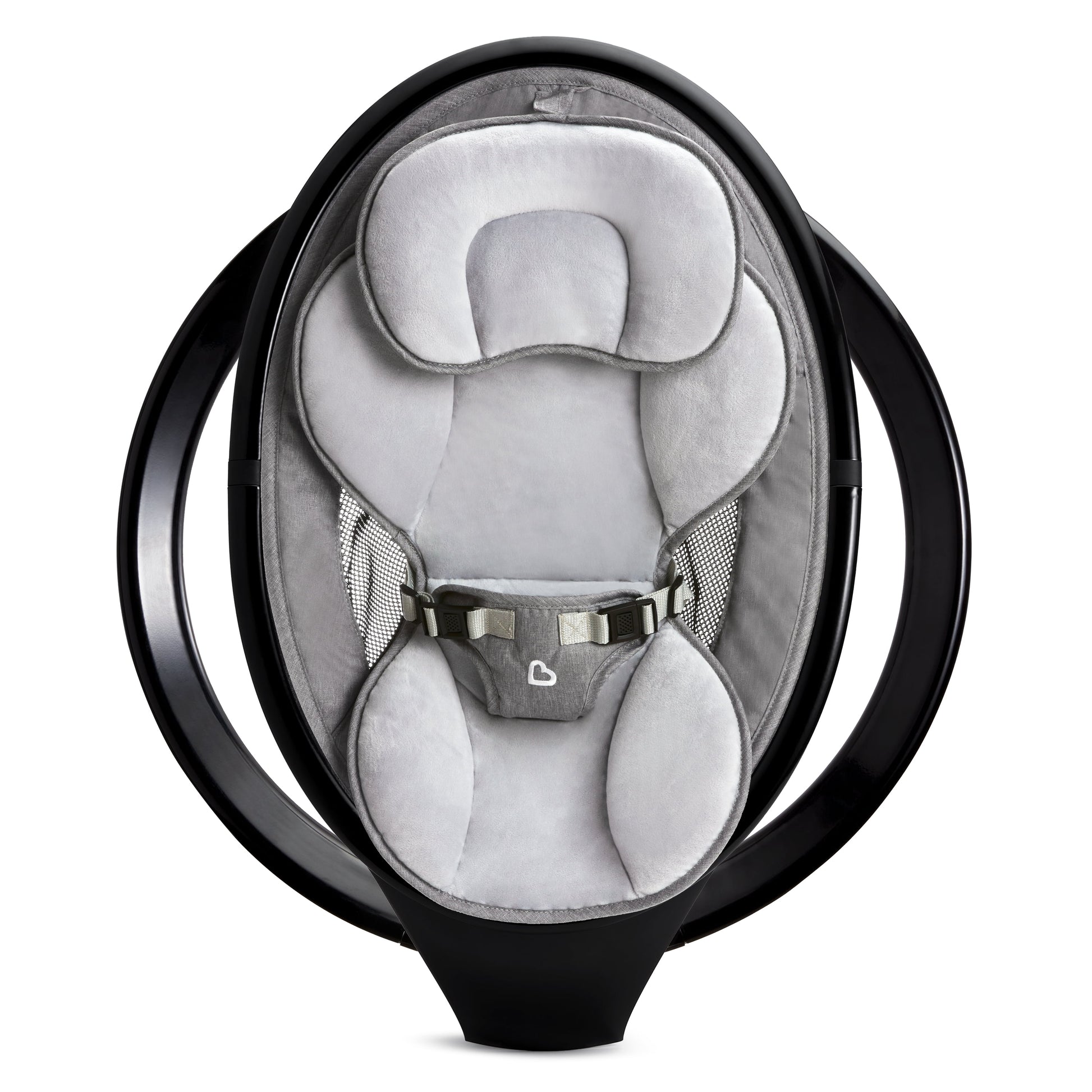 Munchkin® Bluetooth Enabled Infant Baby Swing, 5 Ranges of Motion, Black, Unisex