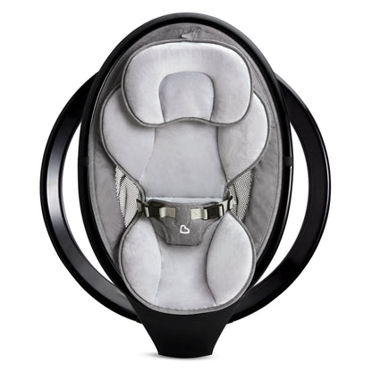 Munchkin® Bluetooth Enabled Infant Baby Swing, 5 Ranges of Motion, Black, Unisex
