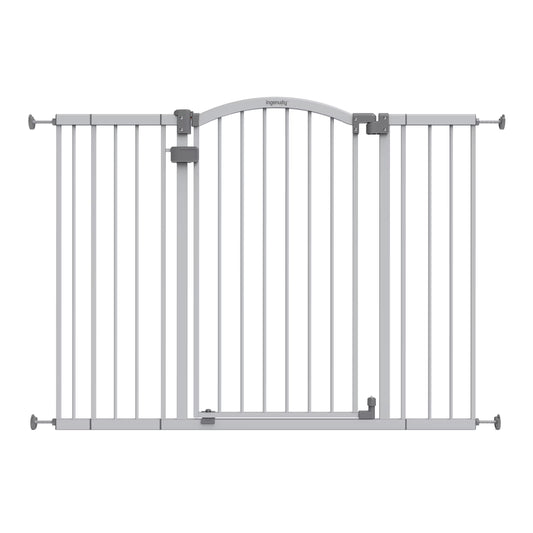 Summer Infant Extra Tall & Wide Safety Pet and Baby Gate, 29.5"-53" Wide, 38" Tall - Gray