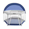 Pack 'N Play Litetraveler LX Playard, Outdoor and Indoor Use, Canyon, Blue, Unisex, 6 Panels