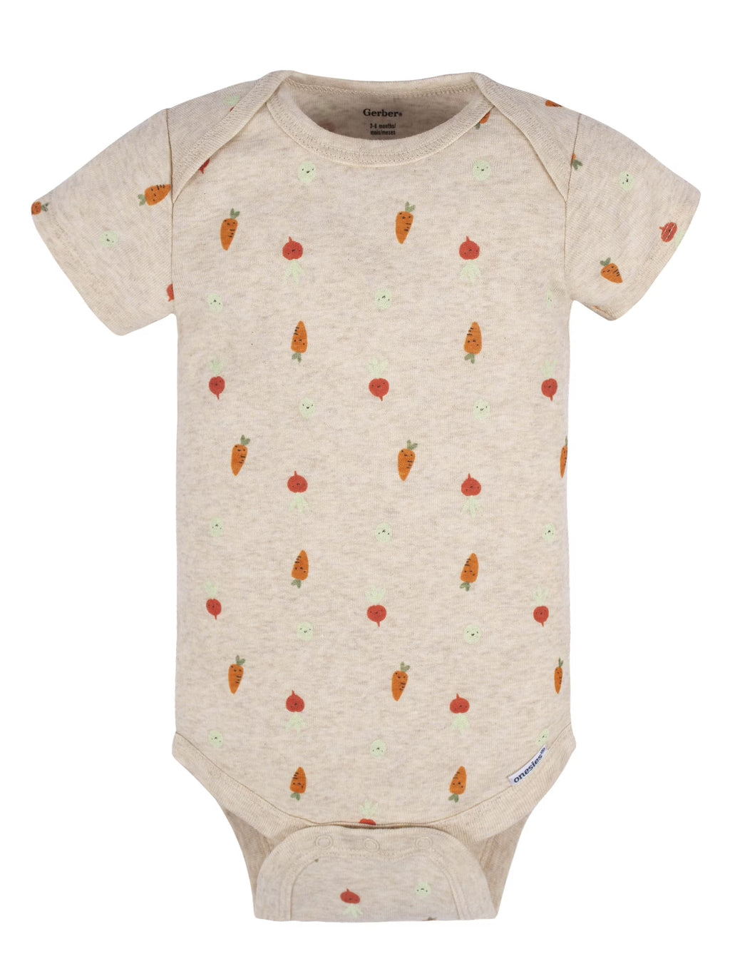 Baby Boy or Girl Gender Neutral Short Sleeves Onesies Bodysuits, 8-Pack (Newborn - 12 Months)