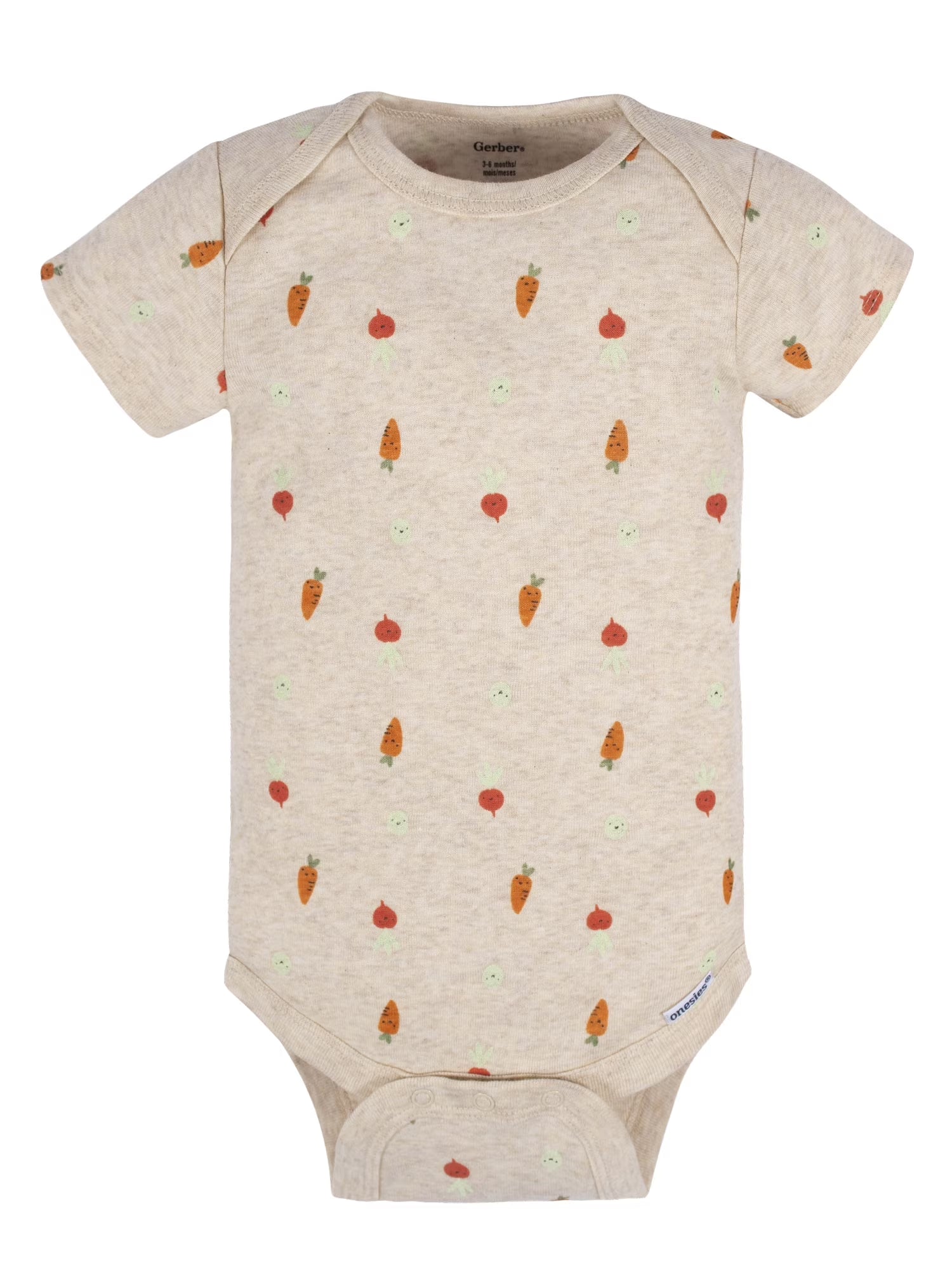 Baby Boy or Girl Gender Neutral Short Sleeves Onesies Bodysuits, 8-Pack (Newborn - 12 Months)