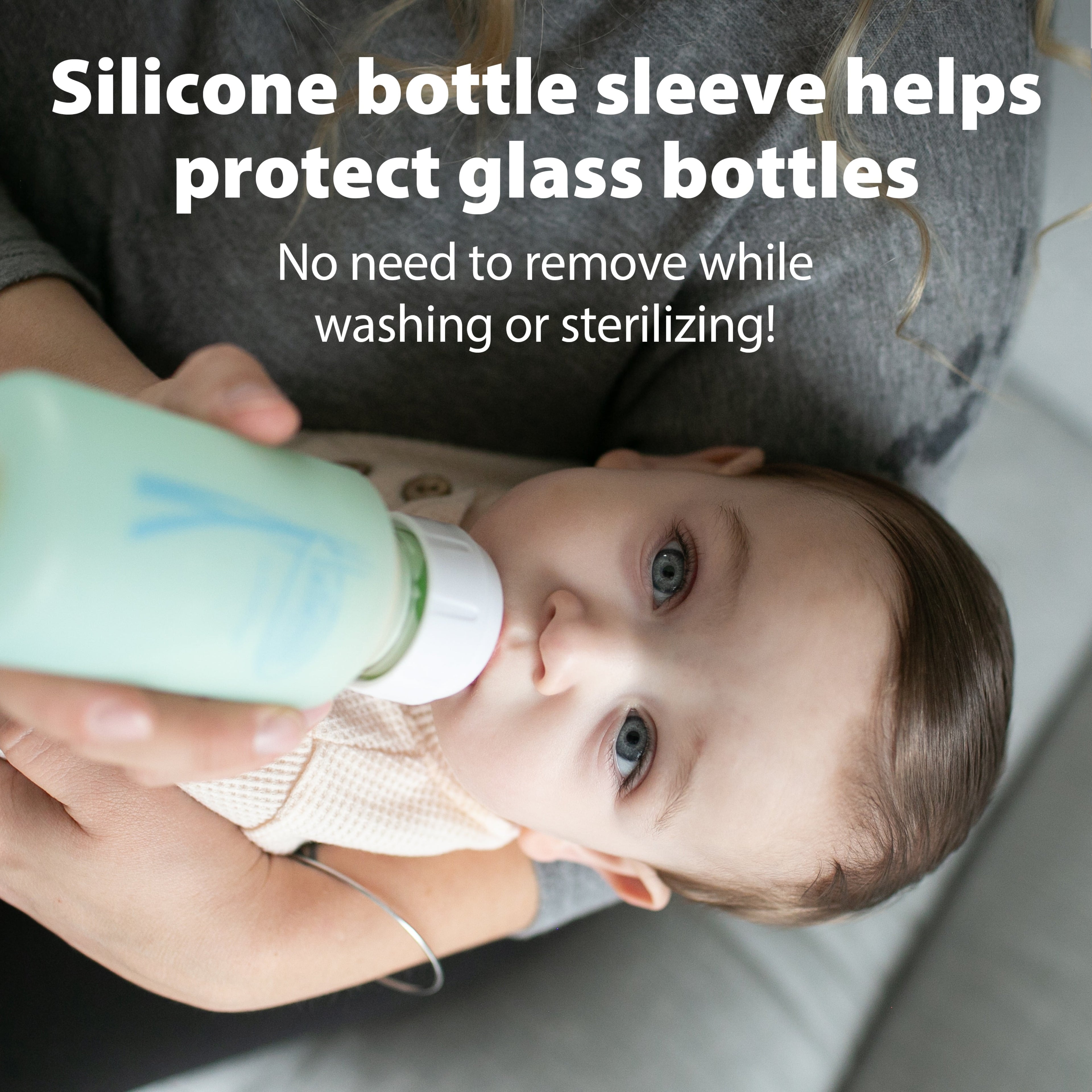Anti-Colic Options+ Narrow Glass Baby Bottle, 8 Oz/250 Ml, with Level 1 Slow Flow Nipple, BPA Free, 0M+, 2 Pack
