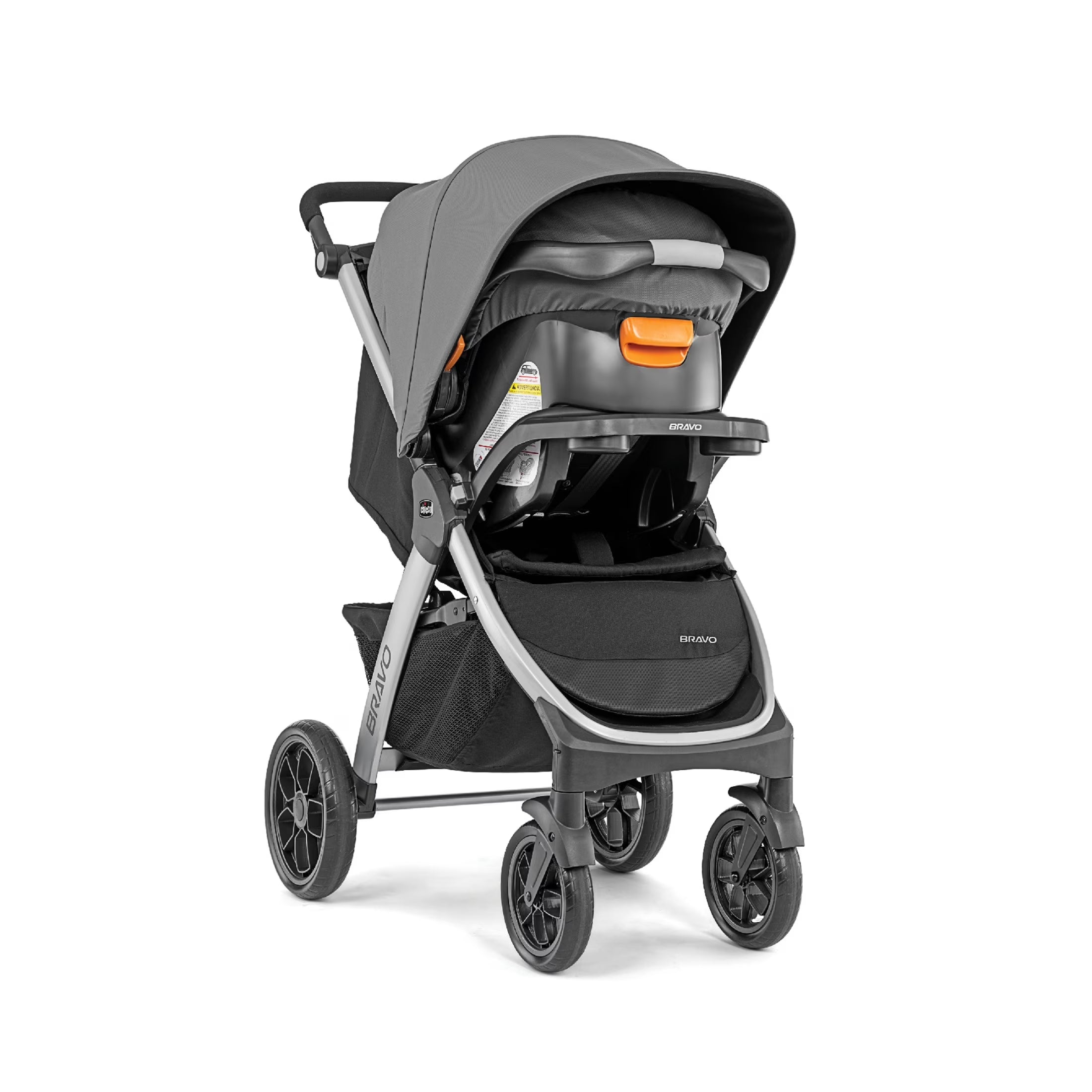 Bravo Trio Travel System Stroller with Keyfit 30 Infant Car Seat - Camden (Black), New