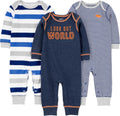 Baby-Boys 3-Pack Jumpsuits