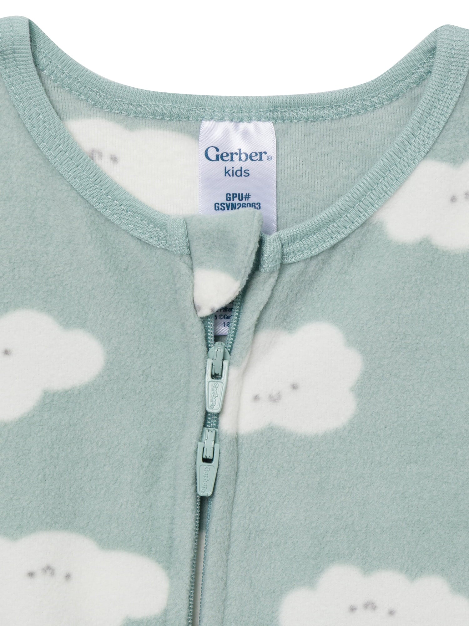 Baby and Toddler Neutral Microfleece Blanket Sleeper Pajamas, 2-Pack, Sizes 0/3 Months - 5T