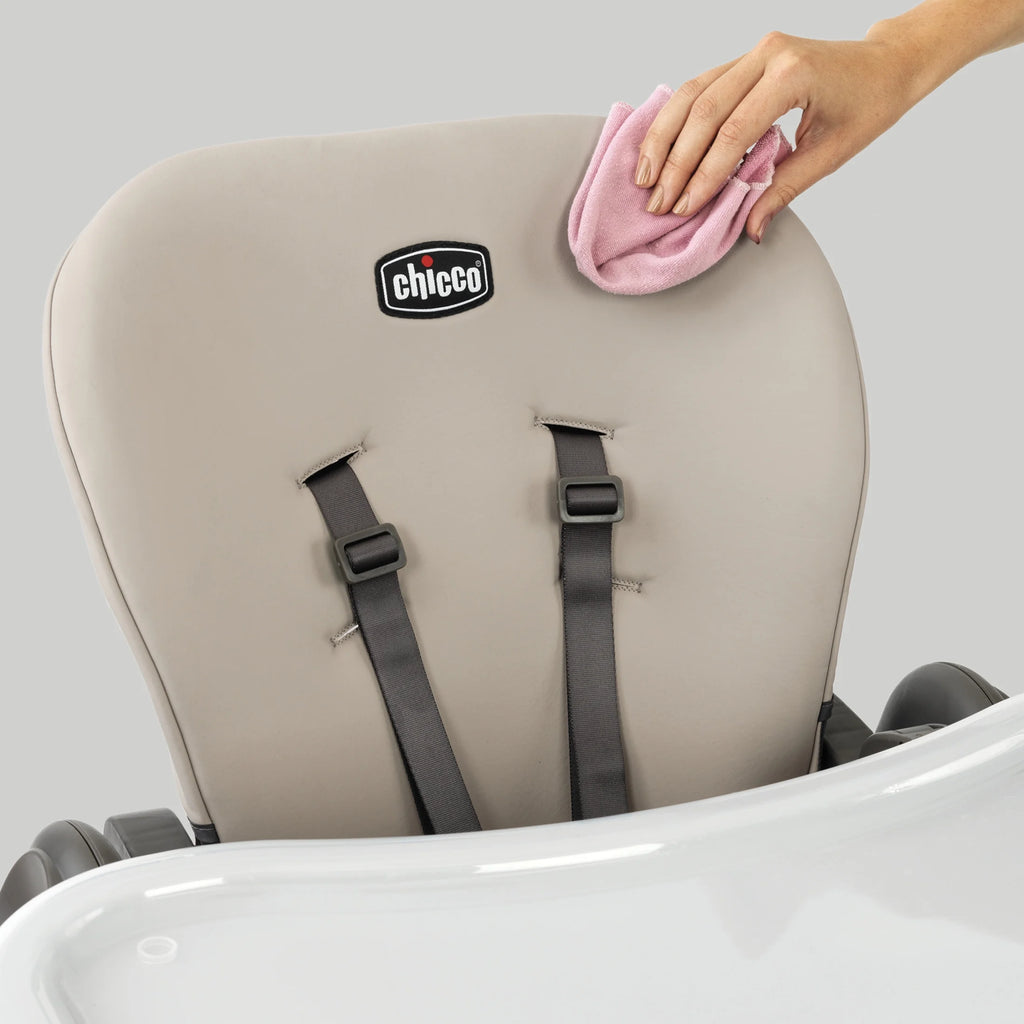 Polly Space-Saving Fold Easy Clean Highchair - Black (Black), New