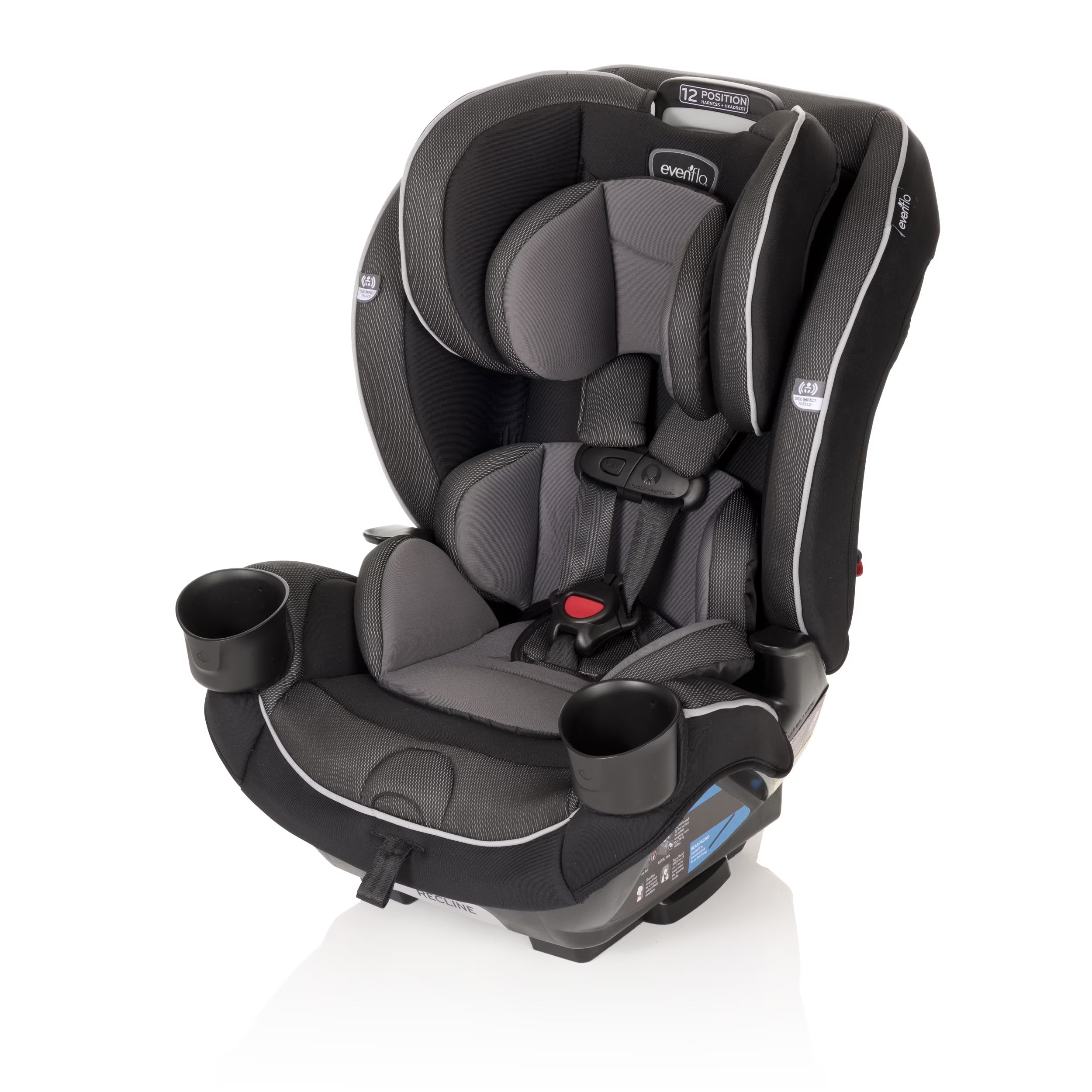 Everykid 3-In-1 Convertible Car Seat (Livingston Gray), Infant - 12 Years