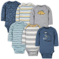 Baby Boys 6-Pack Long-Sleeve Onesies Bodysuit