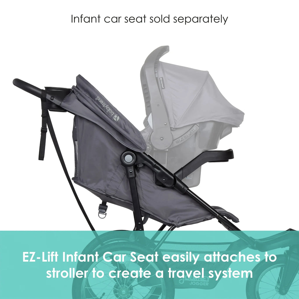 Baby Trend Journey Jogging Stroller, Stellar Grey