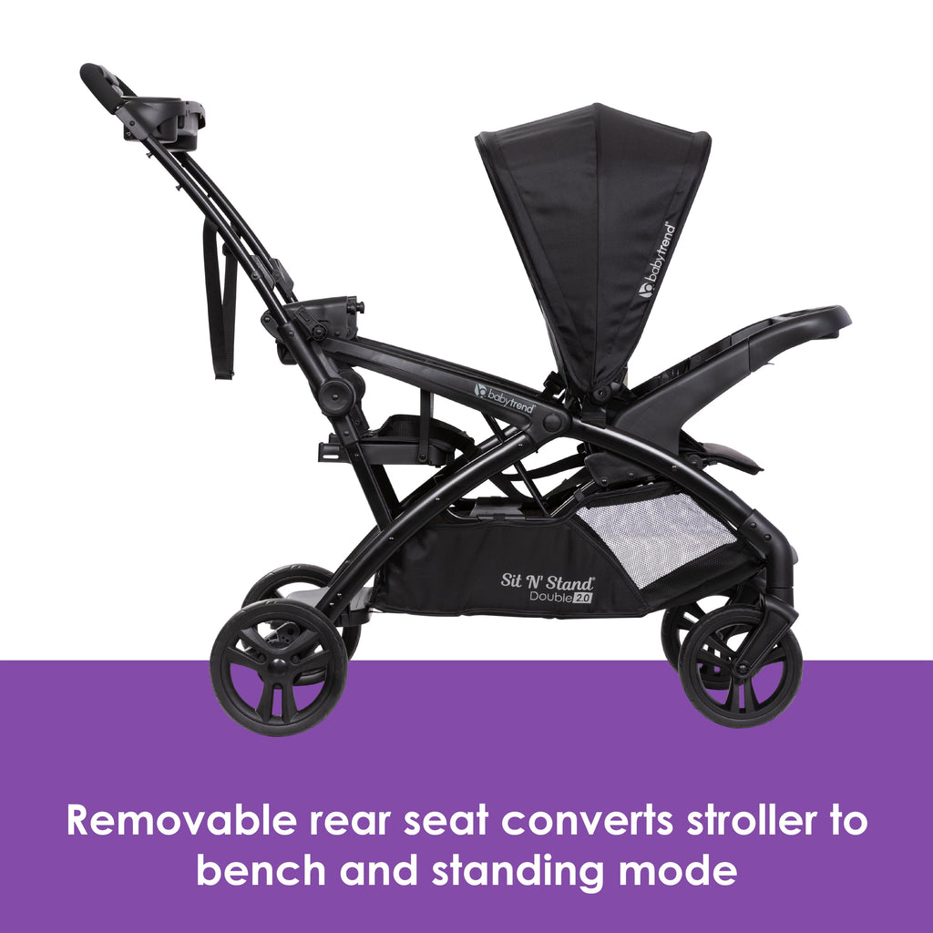 Baby Trend Sit N' Stand® Double 2.0 Stroller - Desert Tan