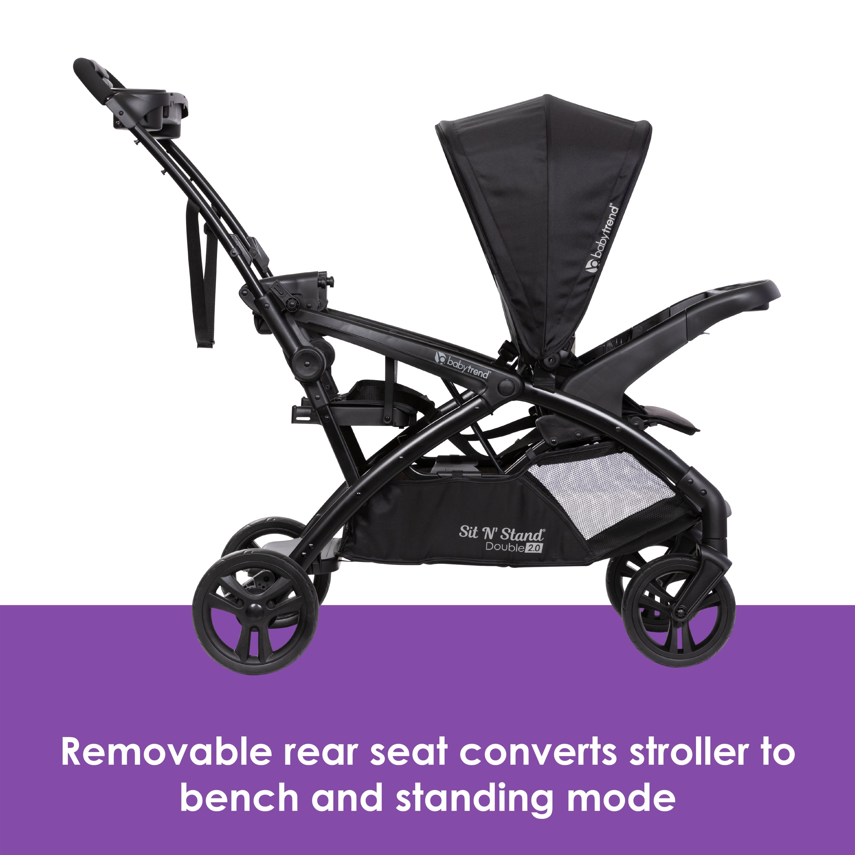 Baby Trend Sit N' Stand® Double 2.0 Stroller - Desert Tan