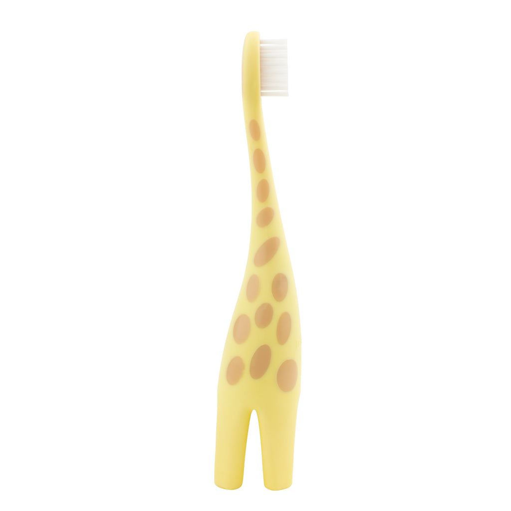 Infant-To-Toddler Training Toothbrush and Toothpaste, Giraffe/Strawberry, 0-3 Years, Set