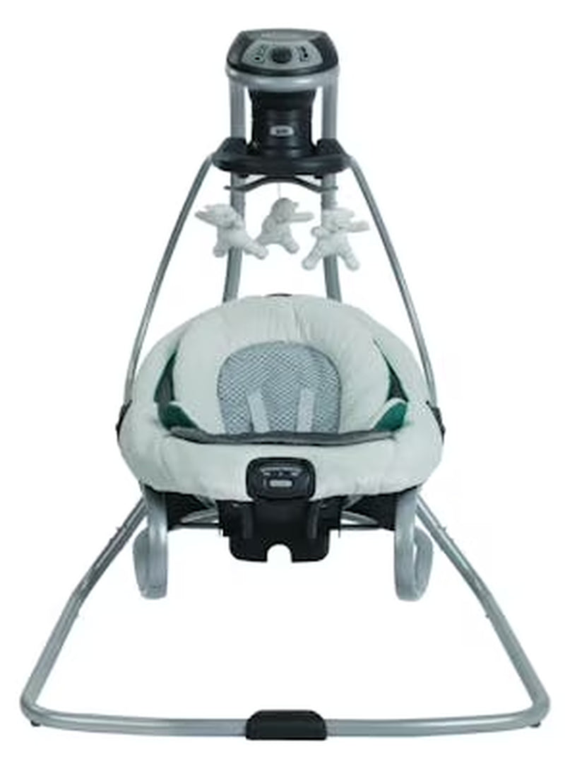 Duetsoothe Infant Swing and Rocker with Portable Seat in Sapphire