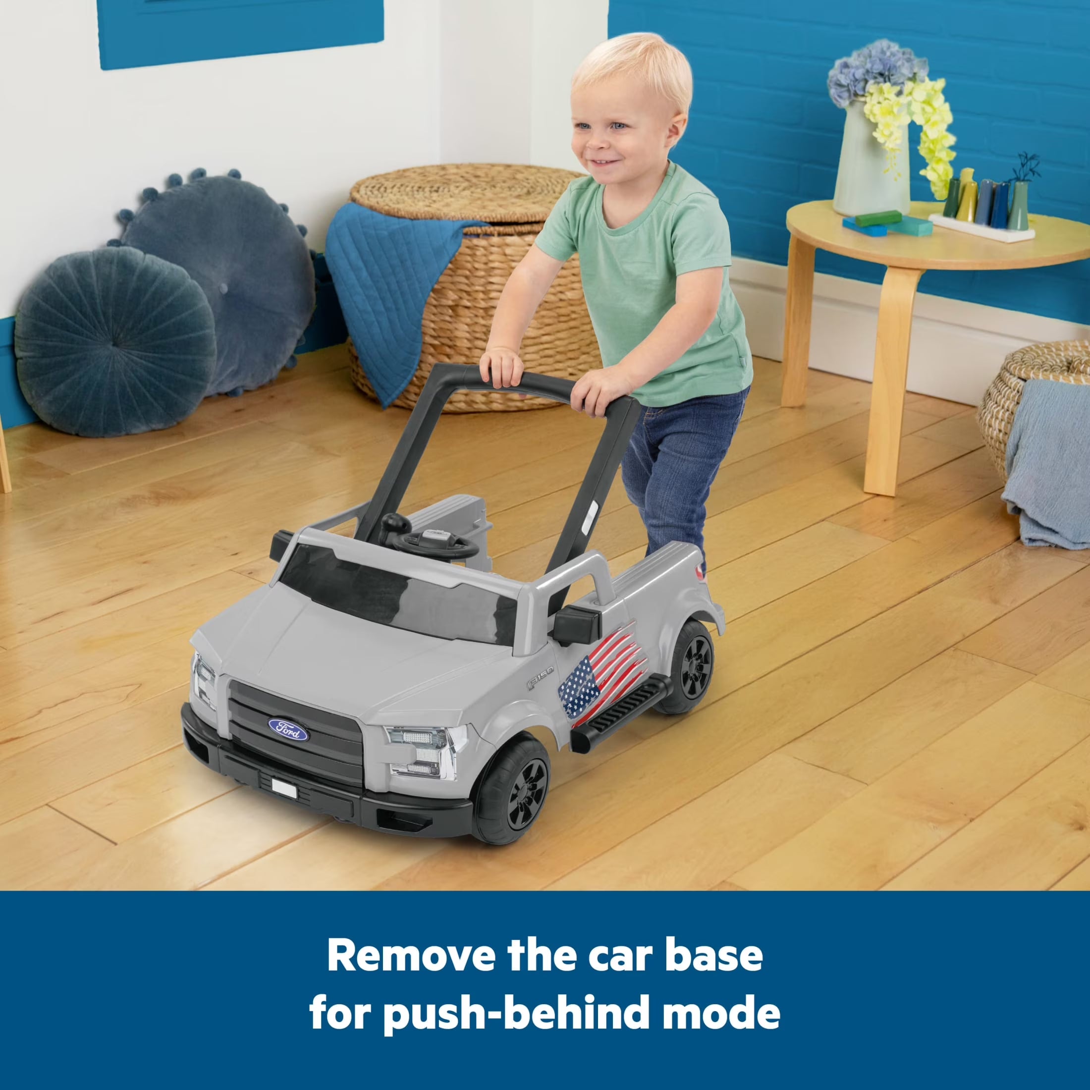 Ways to Play Walker - Ford F-150, All American, 4-In-1 Walker, Unisex, Infant to Toddler