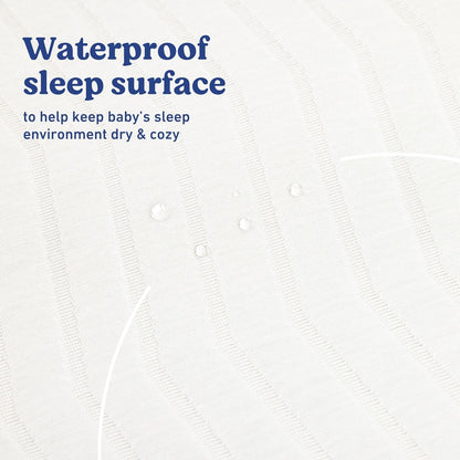 6-Inch Dual-Comfort Crib & Toddler Mattress - GREENGUARD Gold and OEKO-TEX STANDARD 100 Certified, Certipur-Us Certified Foam, 2-Sided Mattress Fits Crib & Toddler Bed, Waterproof Sleep Surface