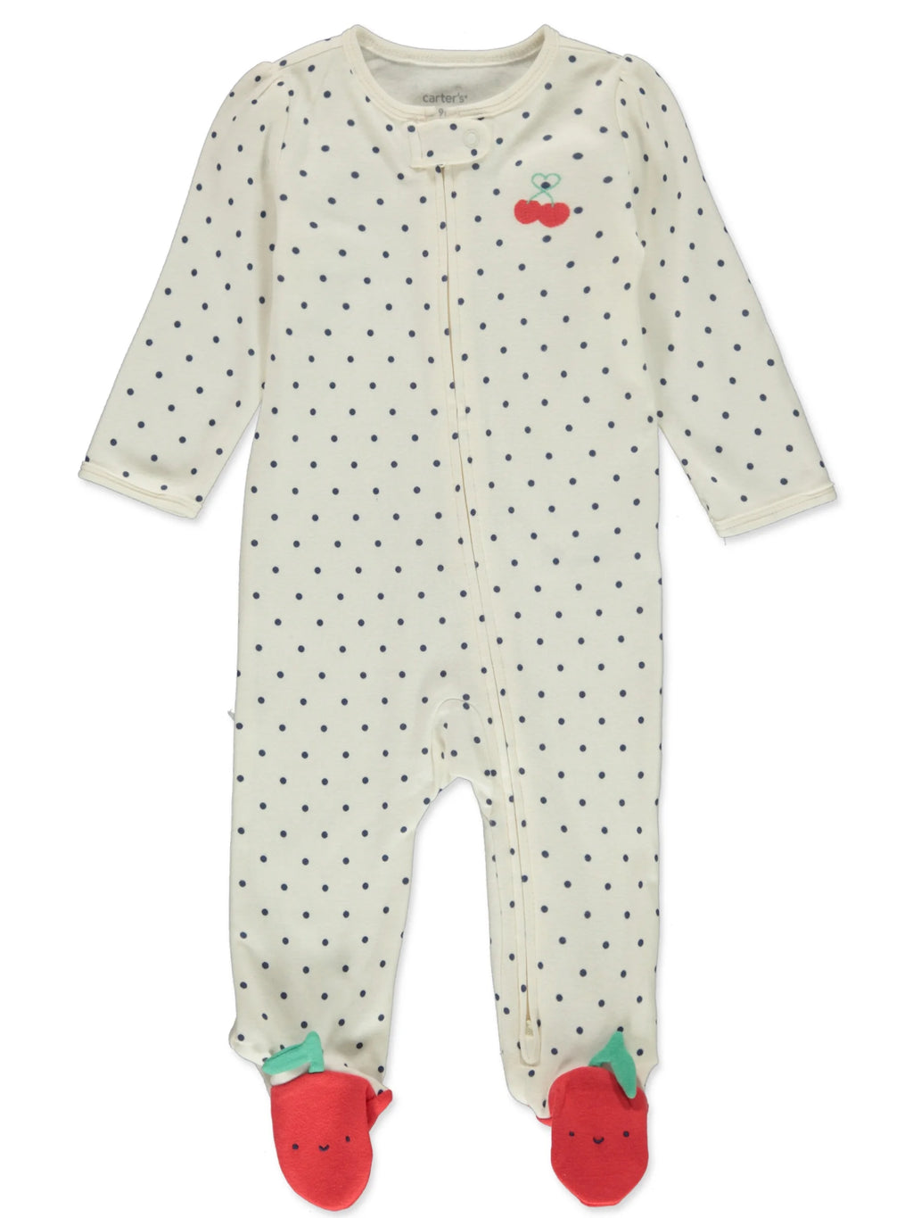 Baby Girls' Nautical Cherry 5-Pack Bodysuits Color: Red Size: 9 Months