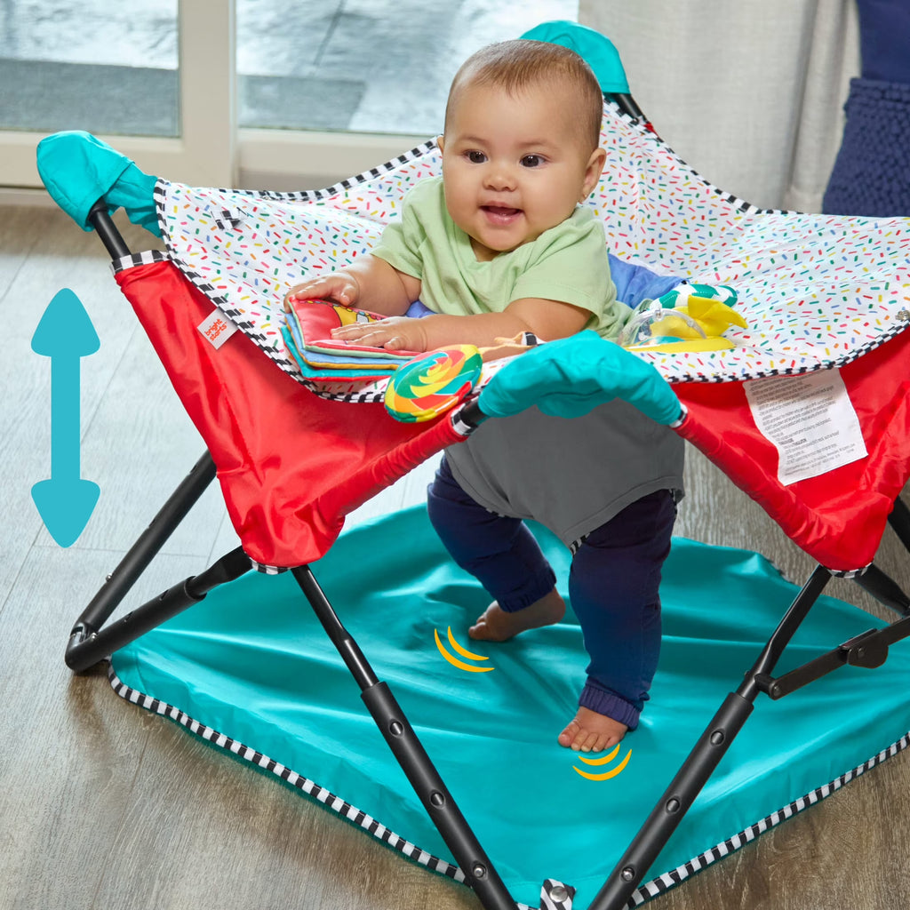 Pop 'N Jump Portable Activity Jumper, Sweet Treats, Infant