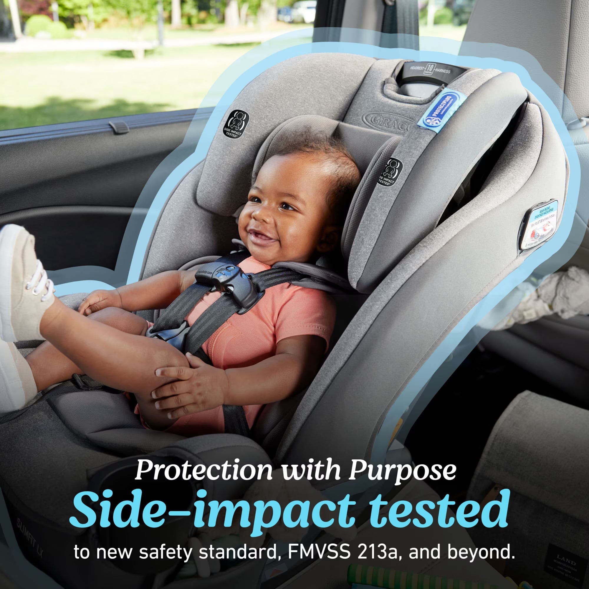 Slimfit LX 3-In-1 Car Seat, Shaw, Grey