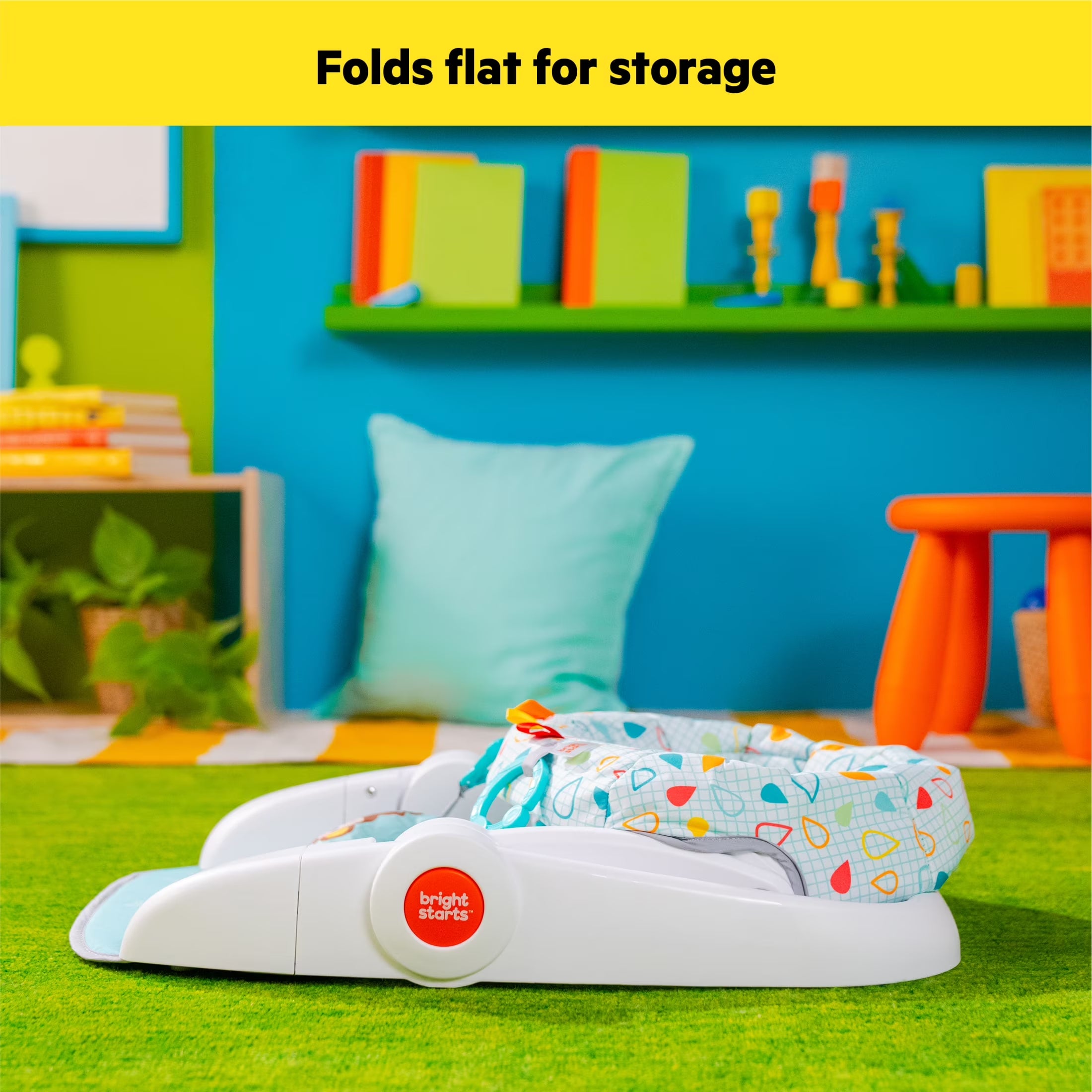 Learn-To-Sit 2-Position Floor Seat - Wild Wiggles, Unisex, Infant