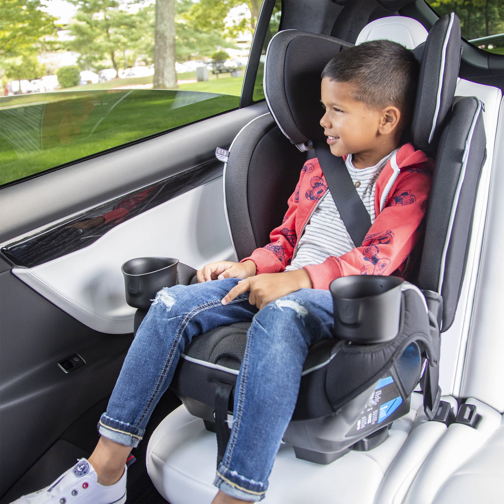 Everykid 3-In-1 Convertible Car Seat (Livingston Gray), Infant - 12 Years