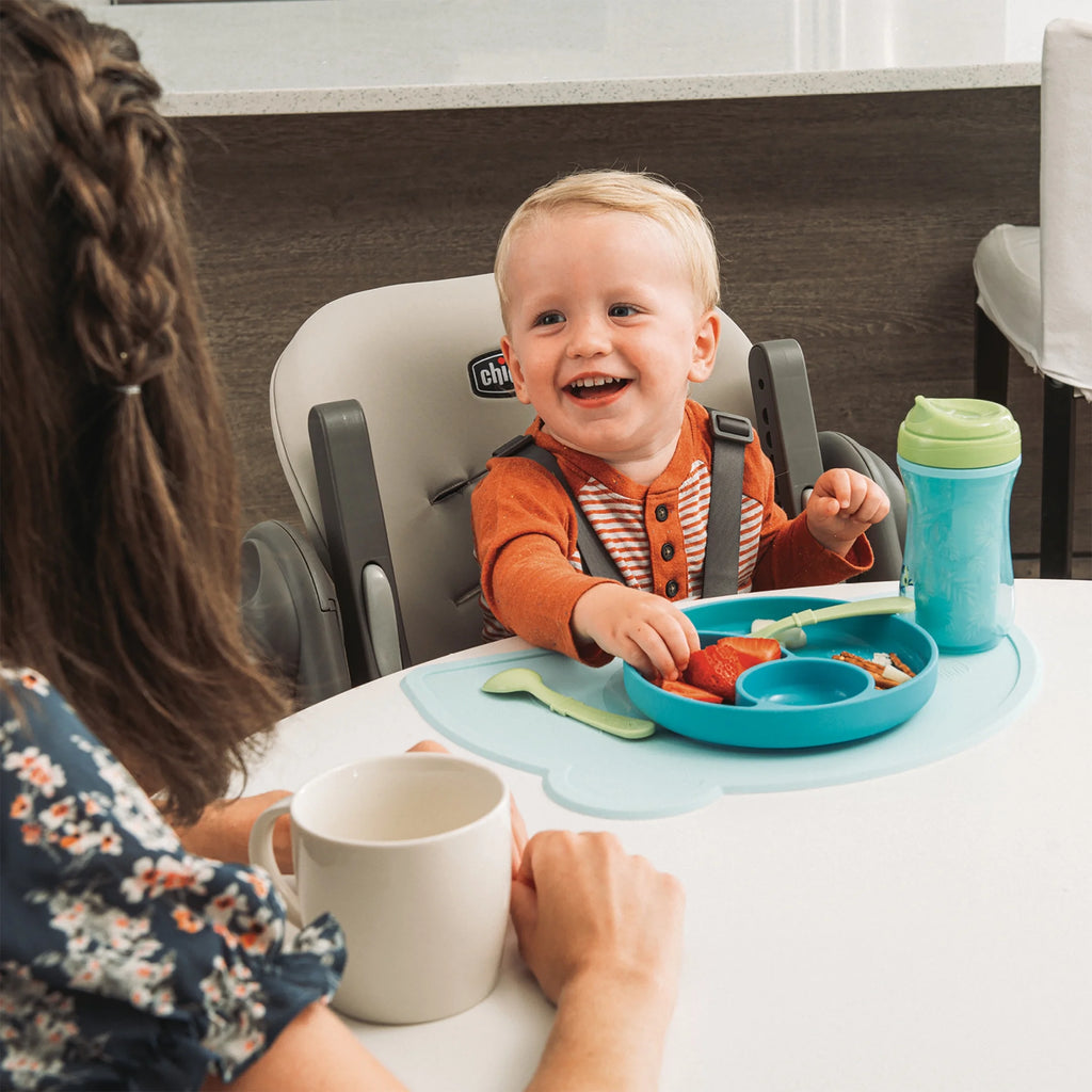 Polly Space-Saving Fold Easy Clean Highchair - Black (Black), New